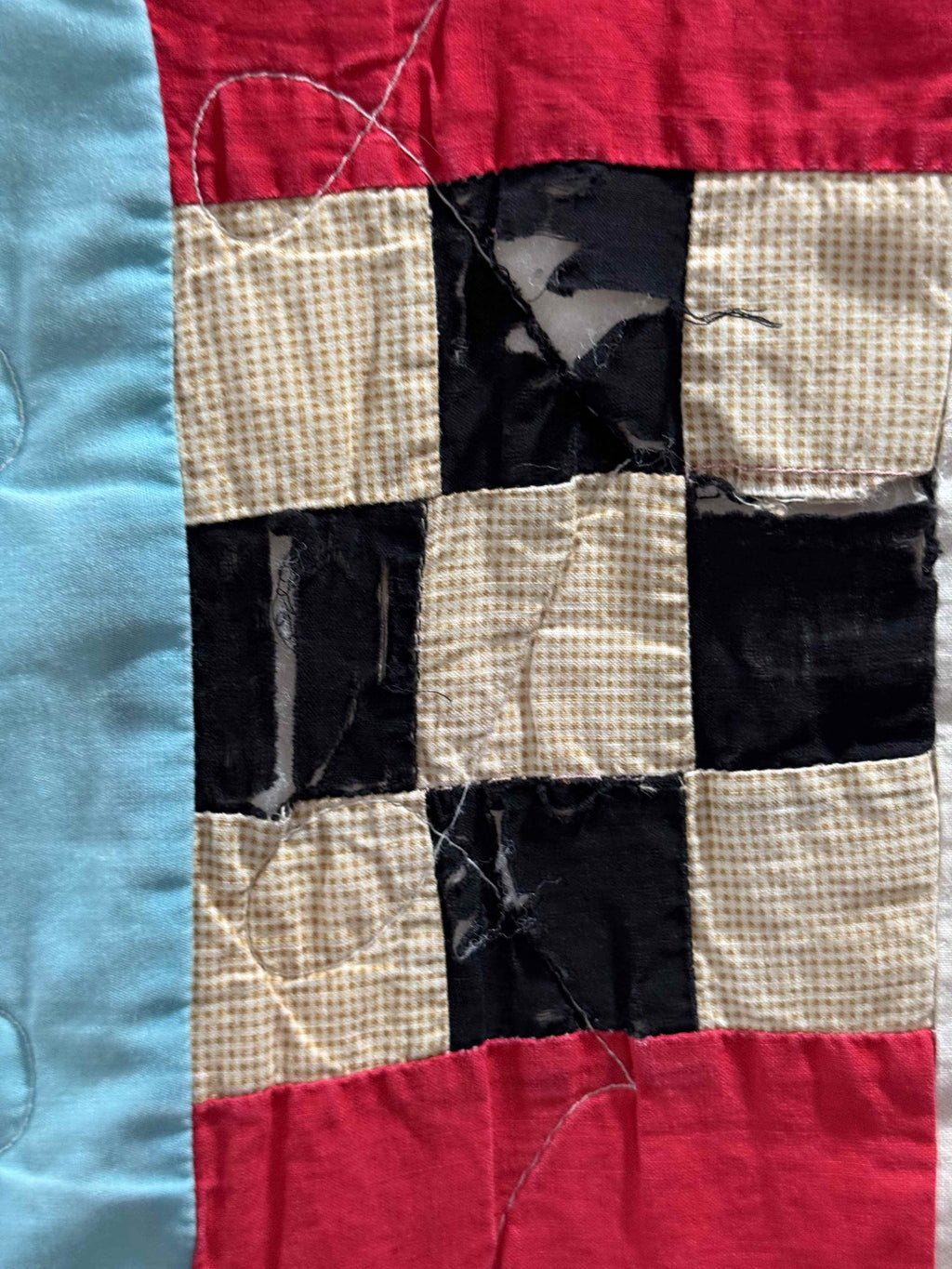 Vintage Nine Patch Quilt