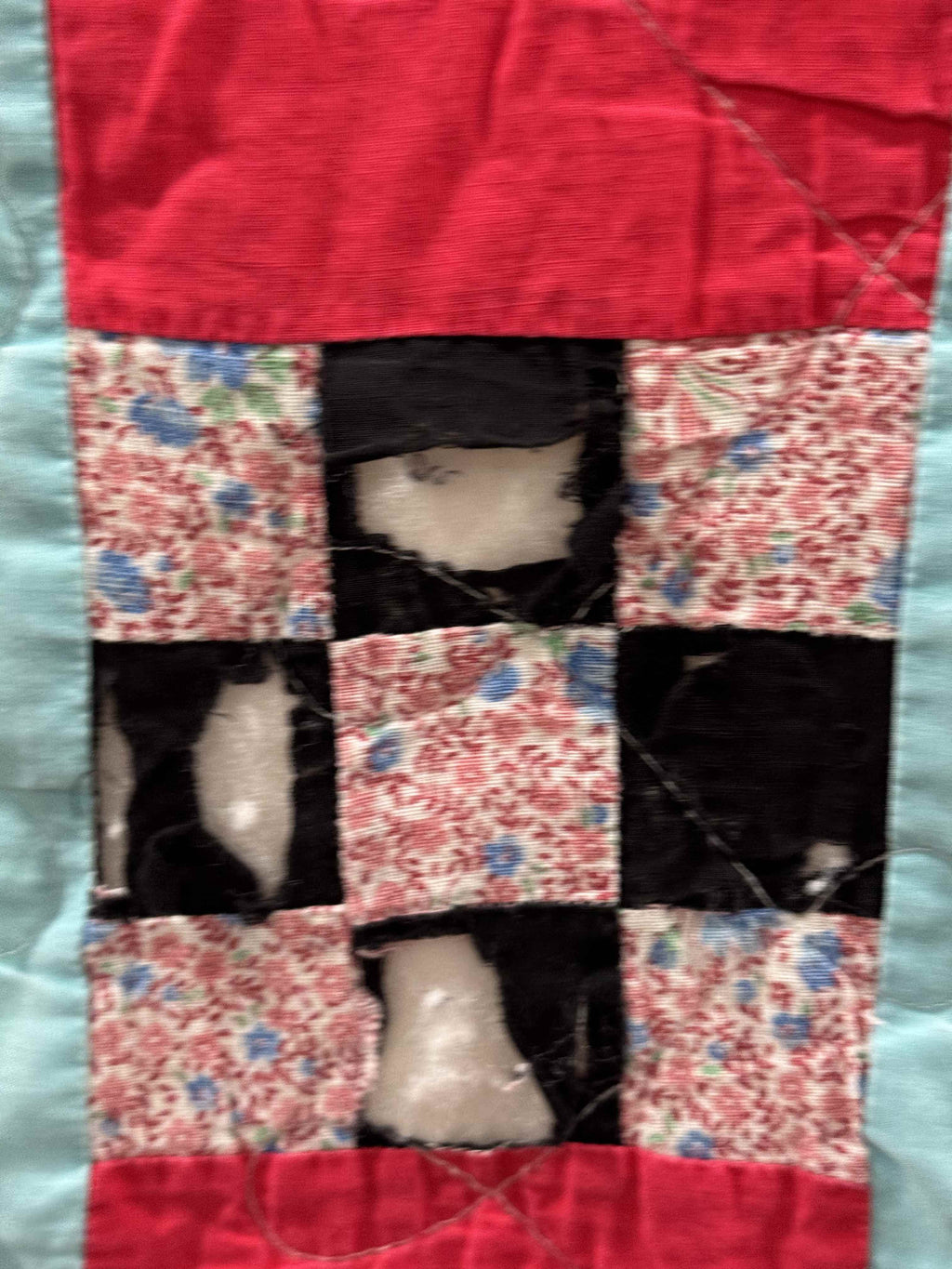 Vintage Nine Patch Quilt