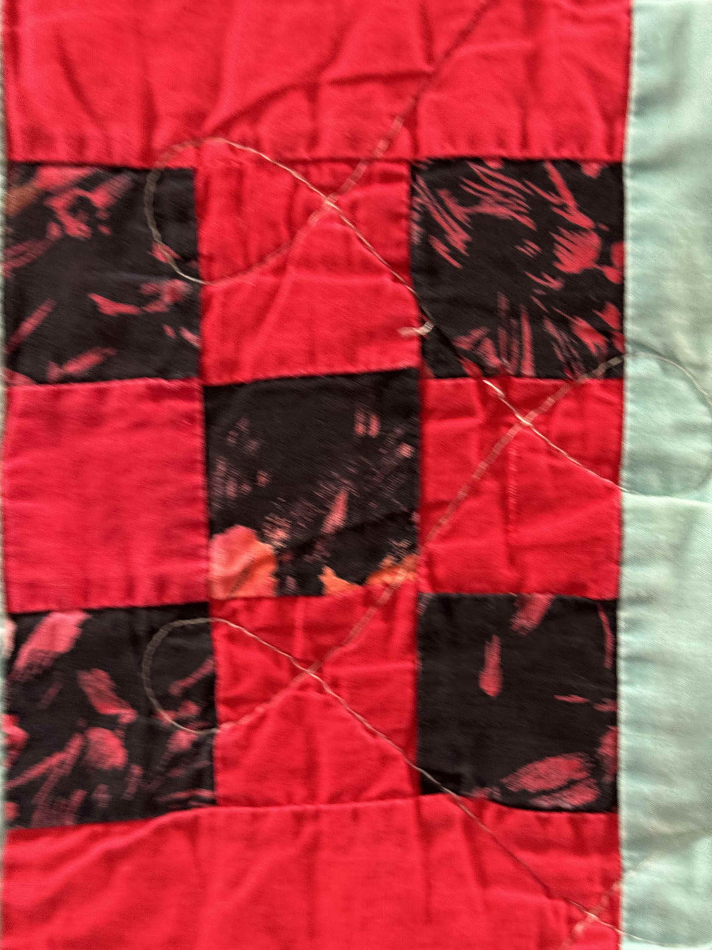 Vintage Nine Patch Quilt