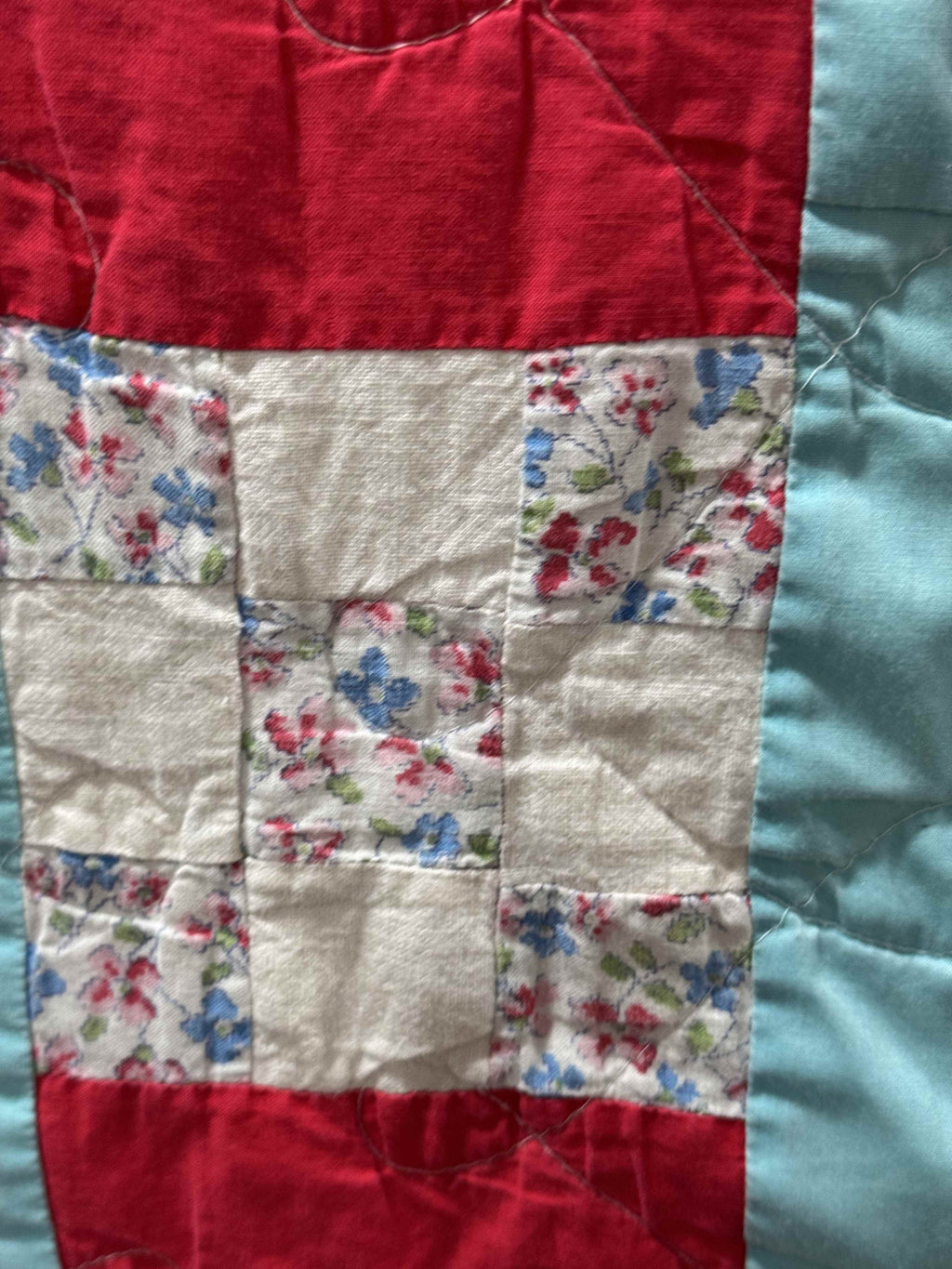Vintage Nine Patch Quilt