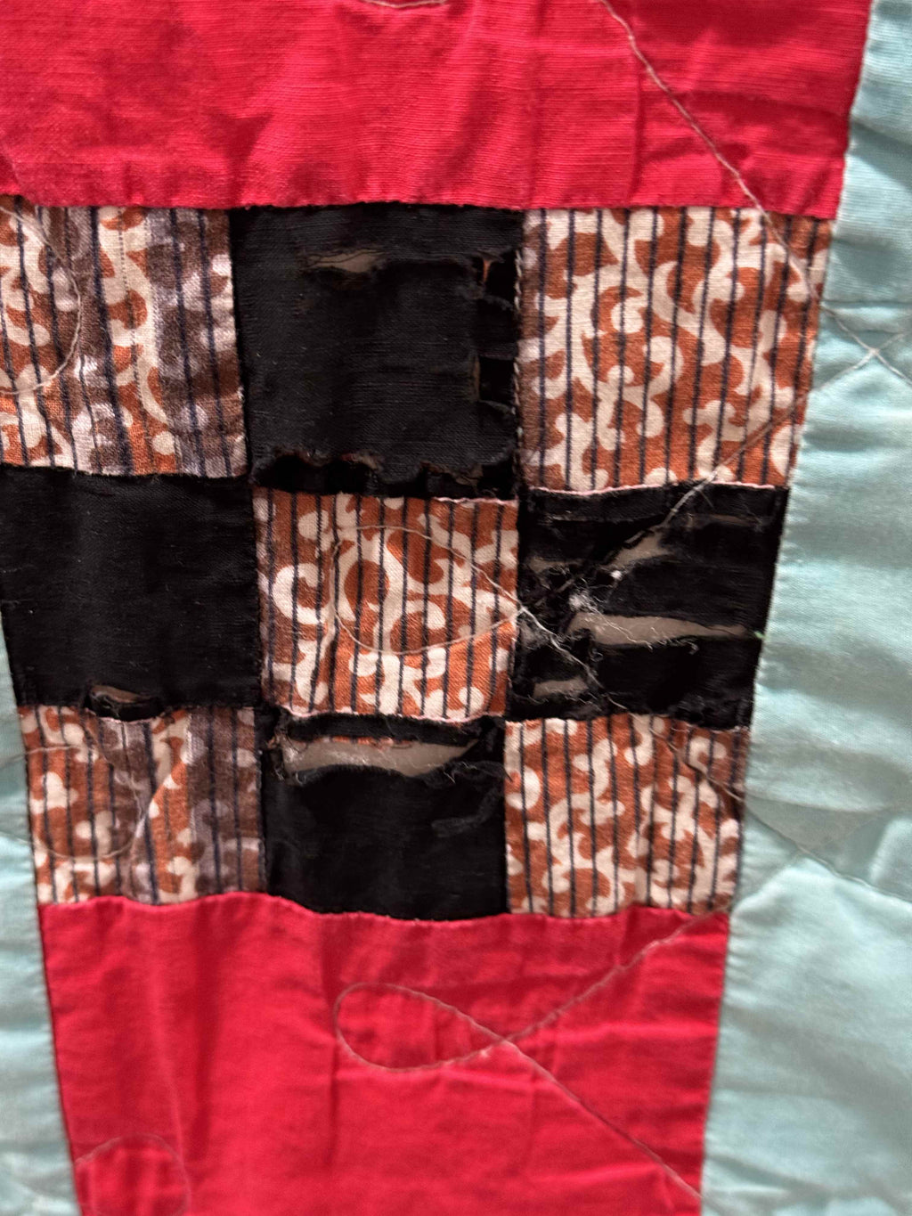 Vintage Nine Patch Quilt