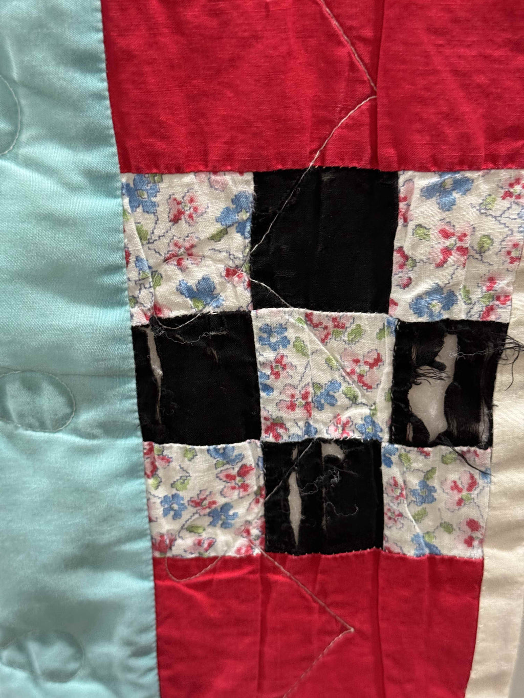 Vintage Nine Patch Quilt