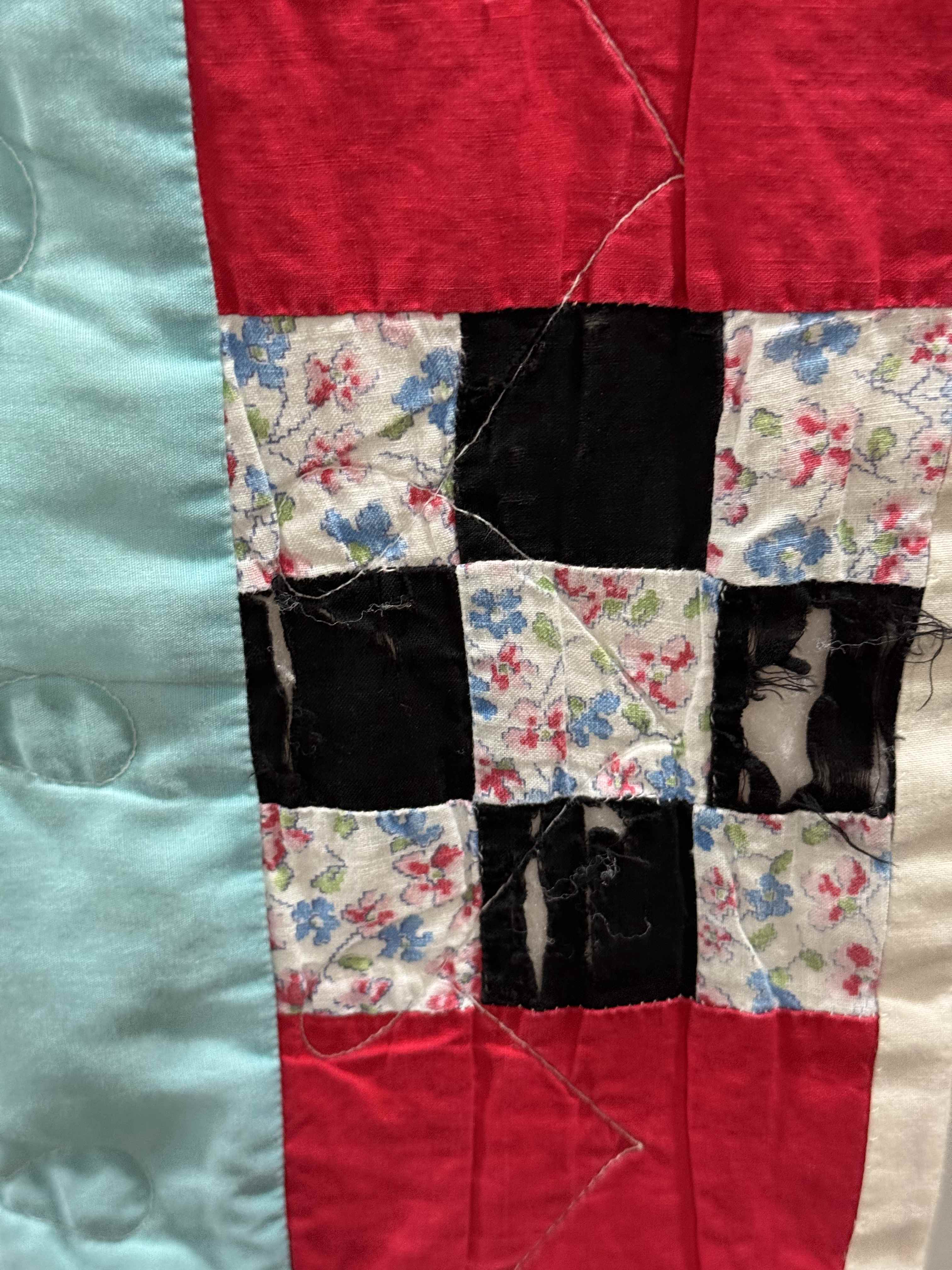 Vintage Nine Patch Quilt