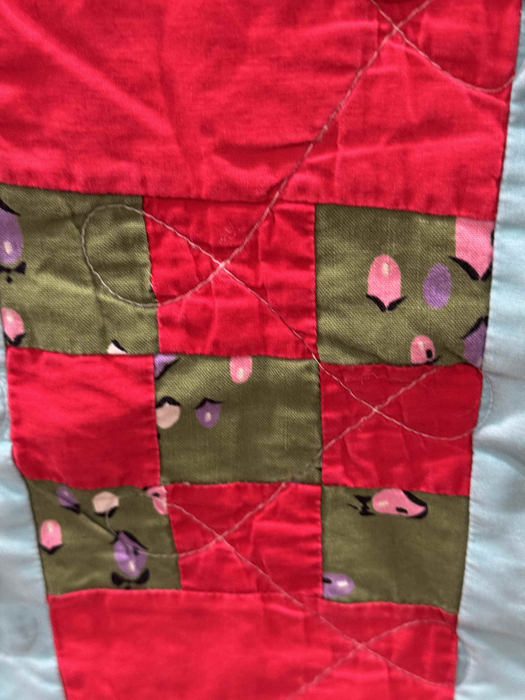 Vintage Nine Patch Quilt