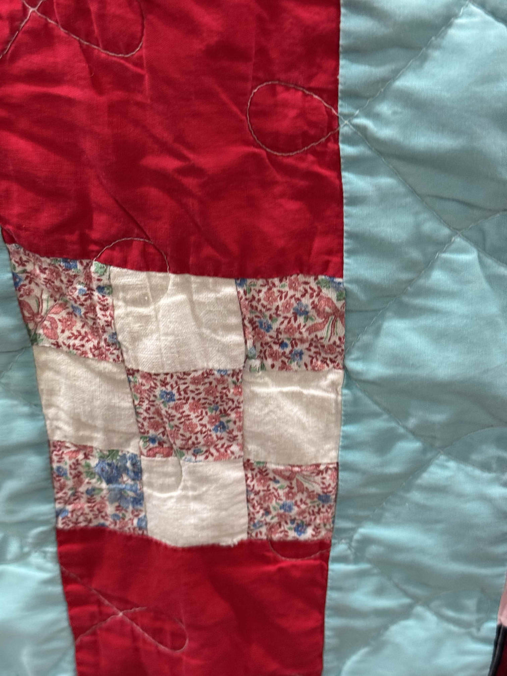 Vintage Nine Patch Quilt