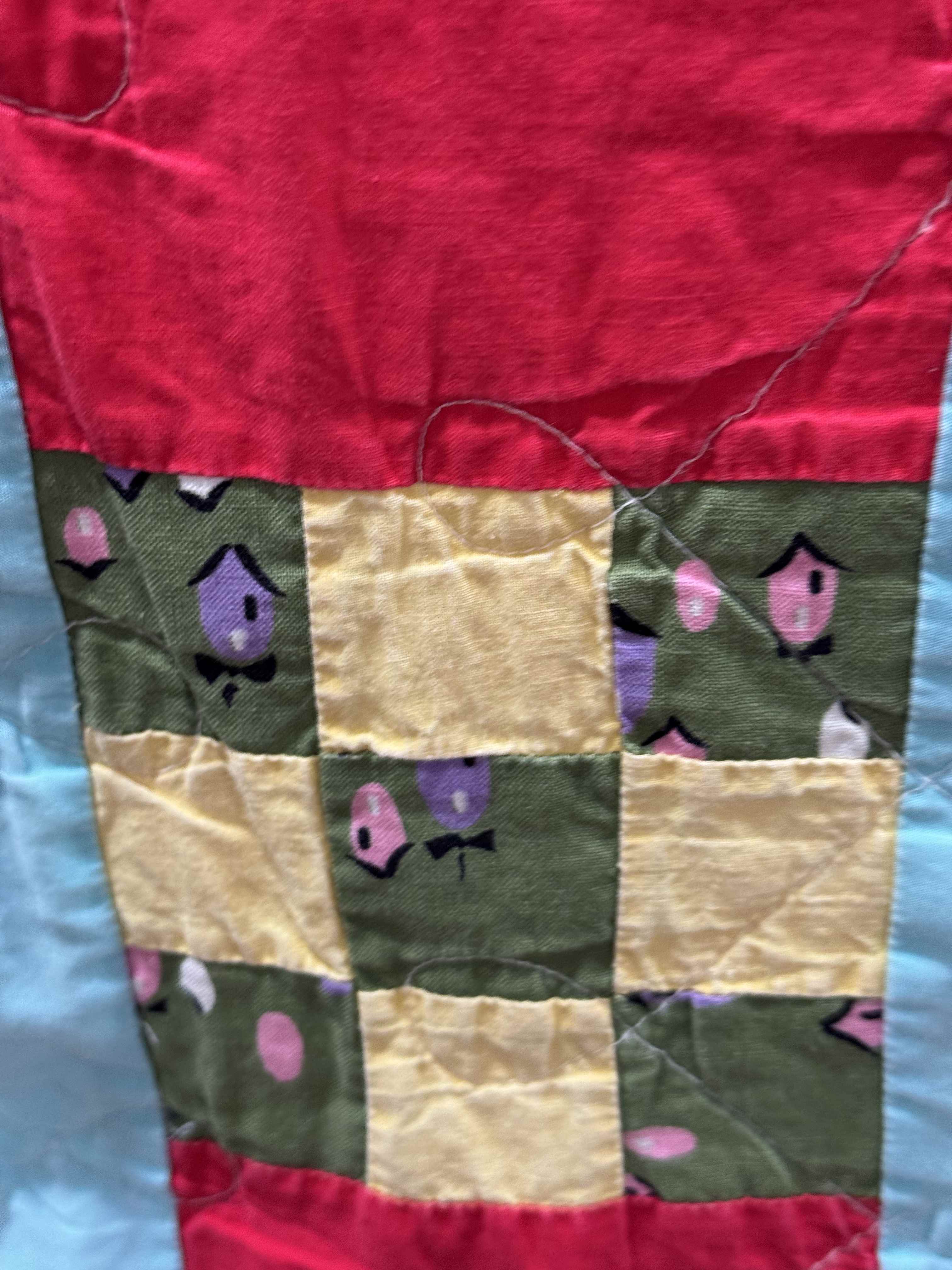 Vintage Nine Patch Quilt