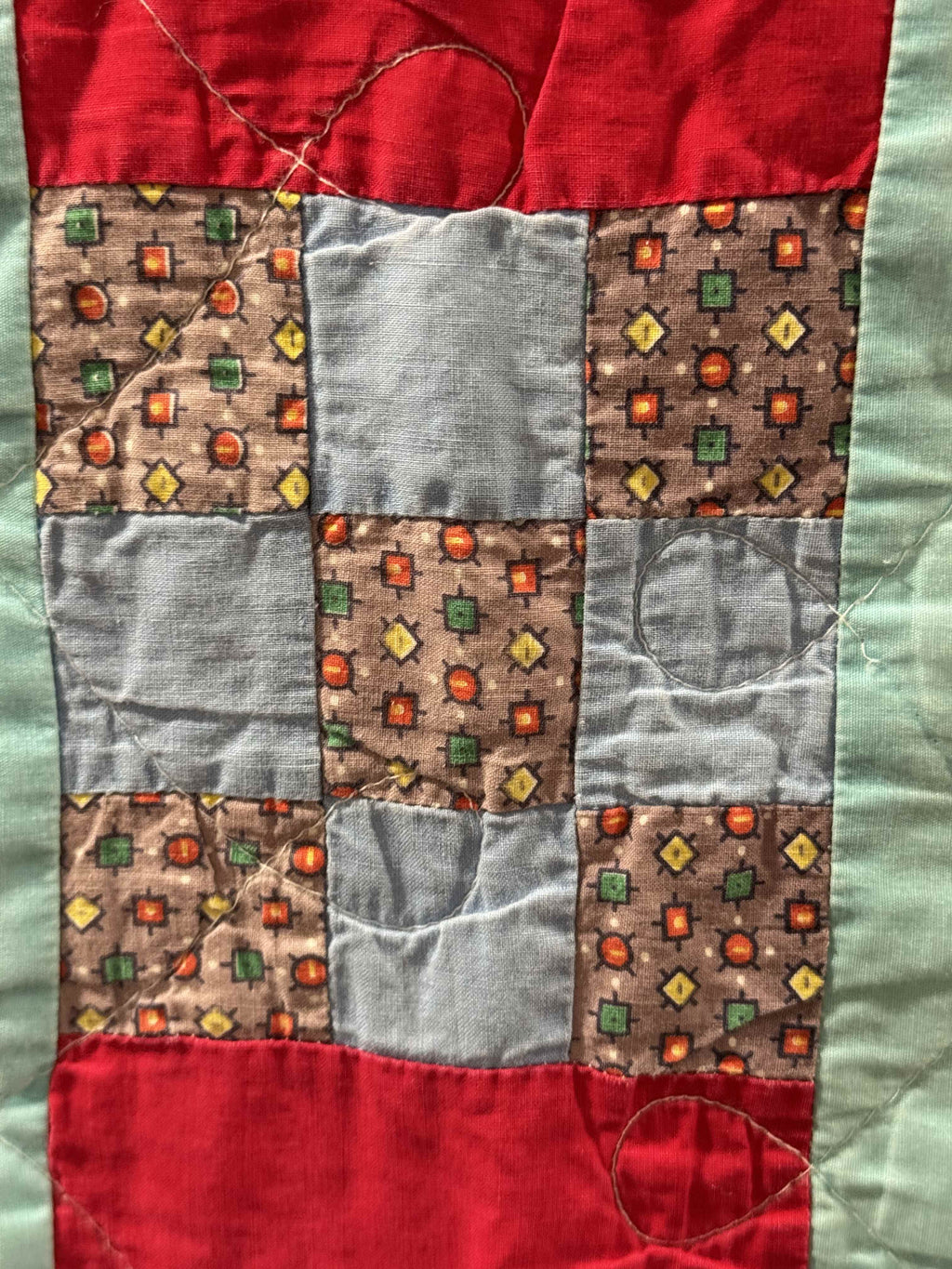 Vintage Nine Patch Quilt