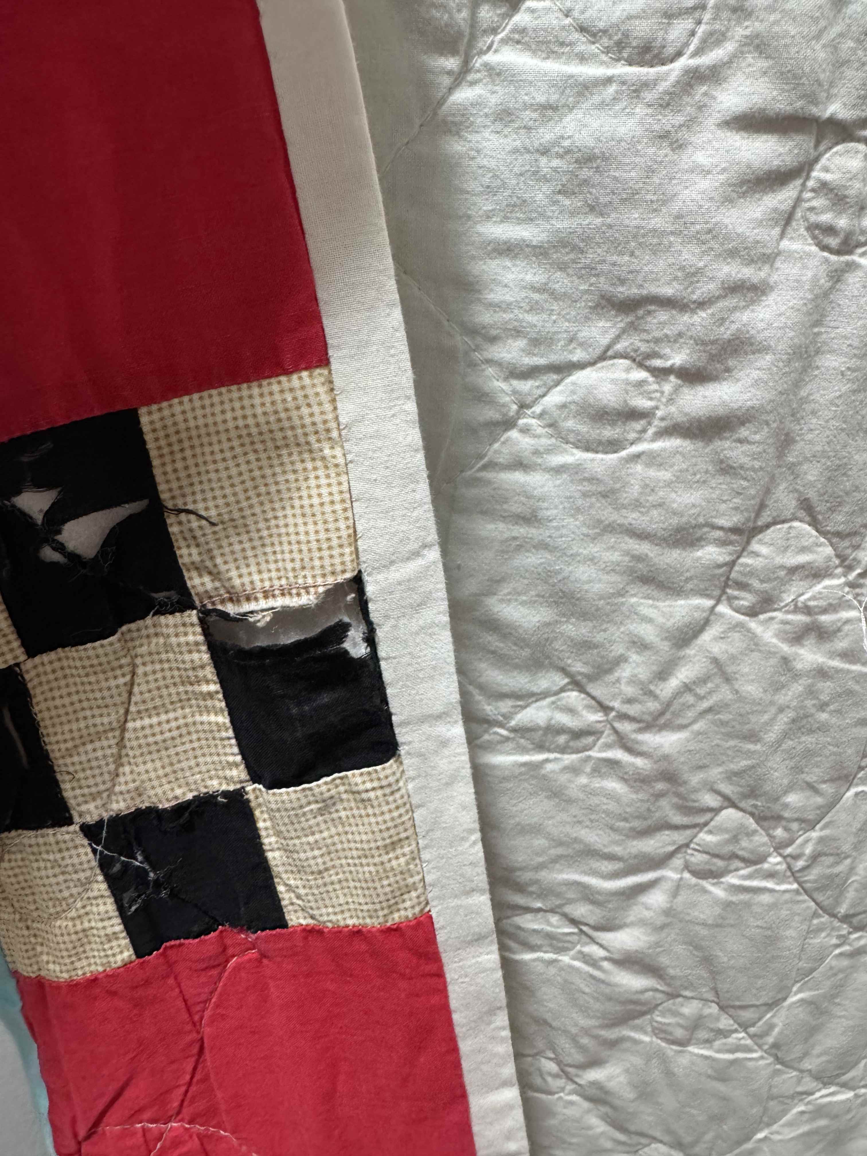 Vintage Nine Patch Quilt