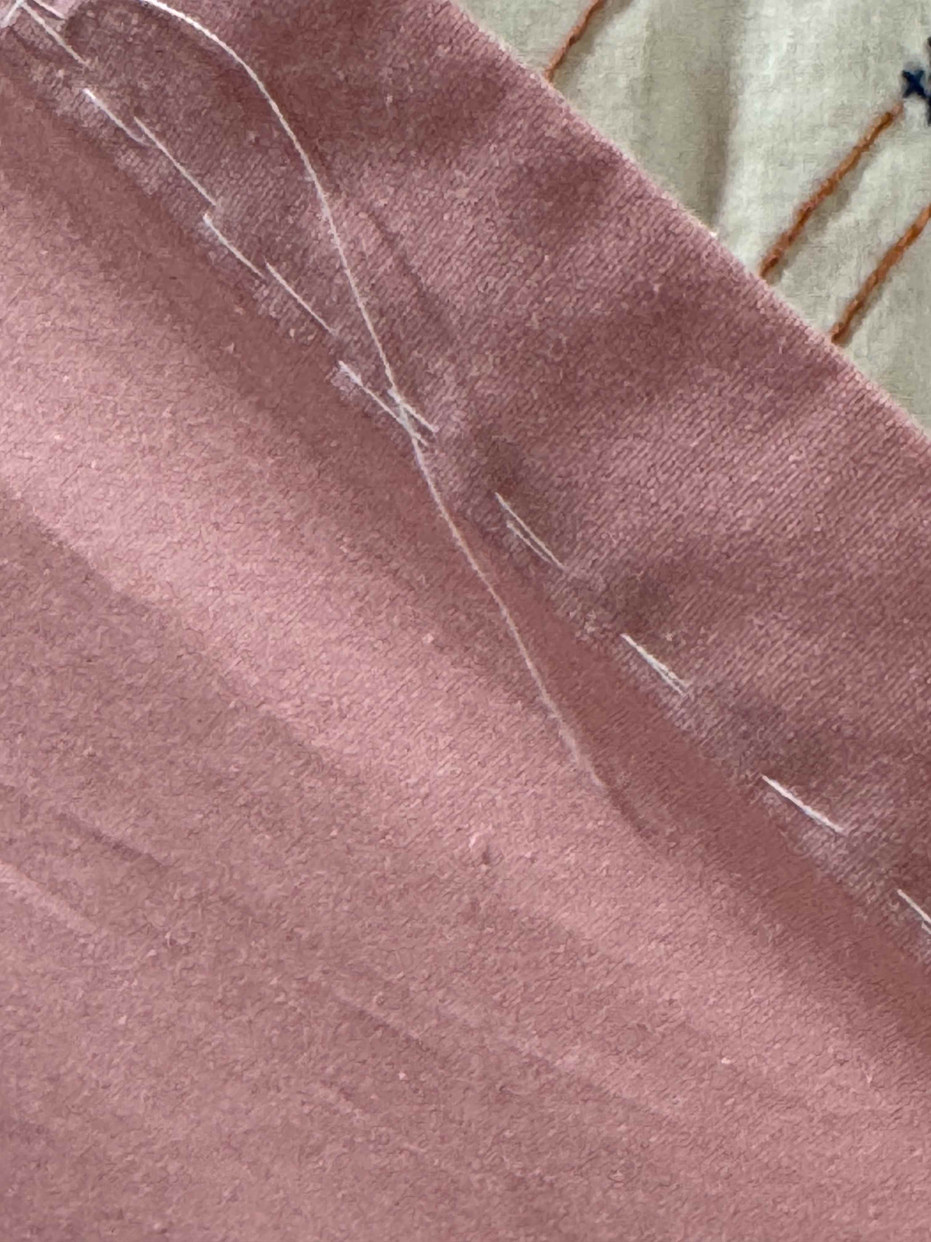 Vintage Embroidered Mauve with Crowns Top