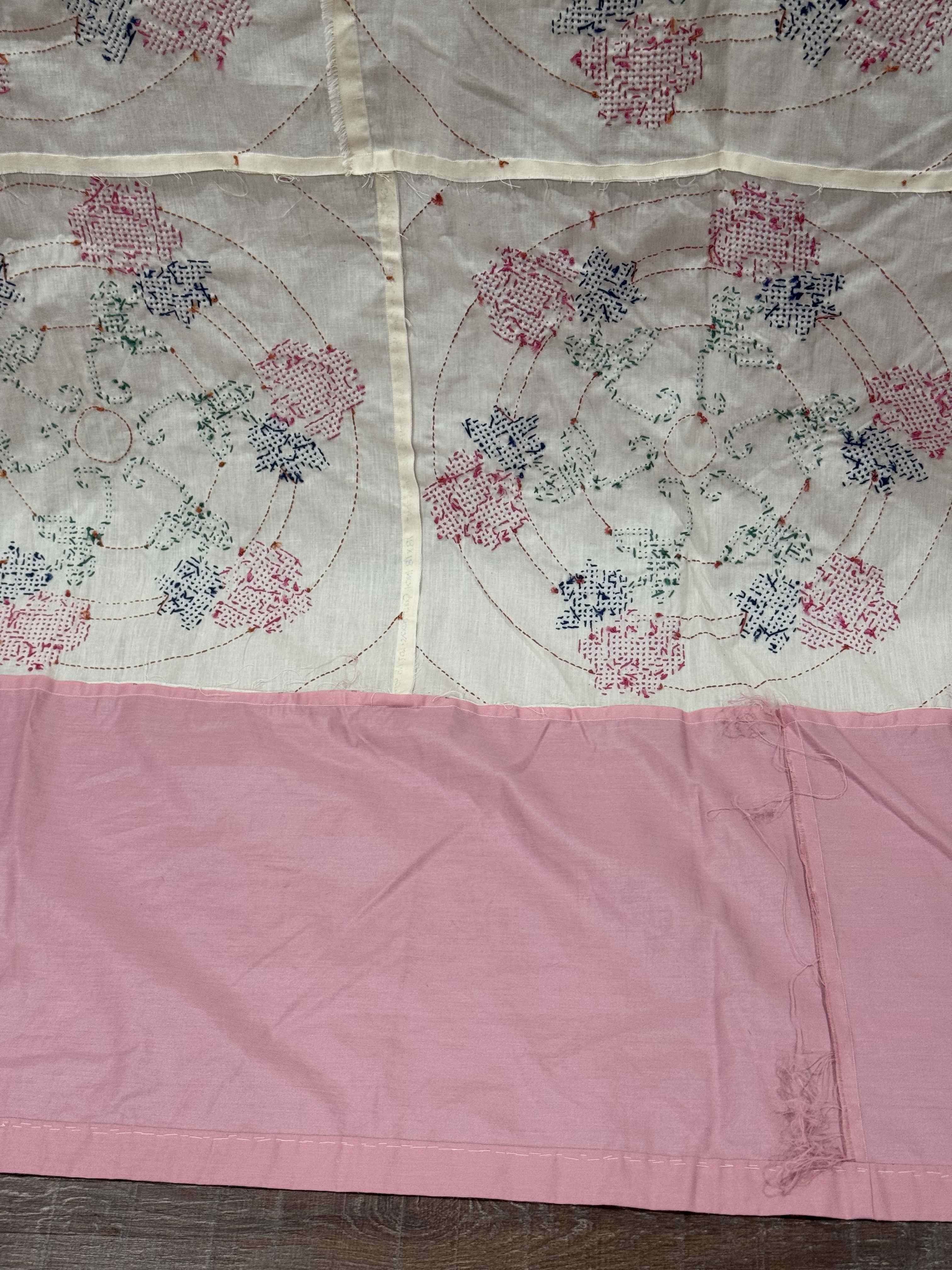 Vintage Embroidered Mauve with Crowns Top
