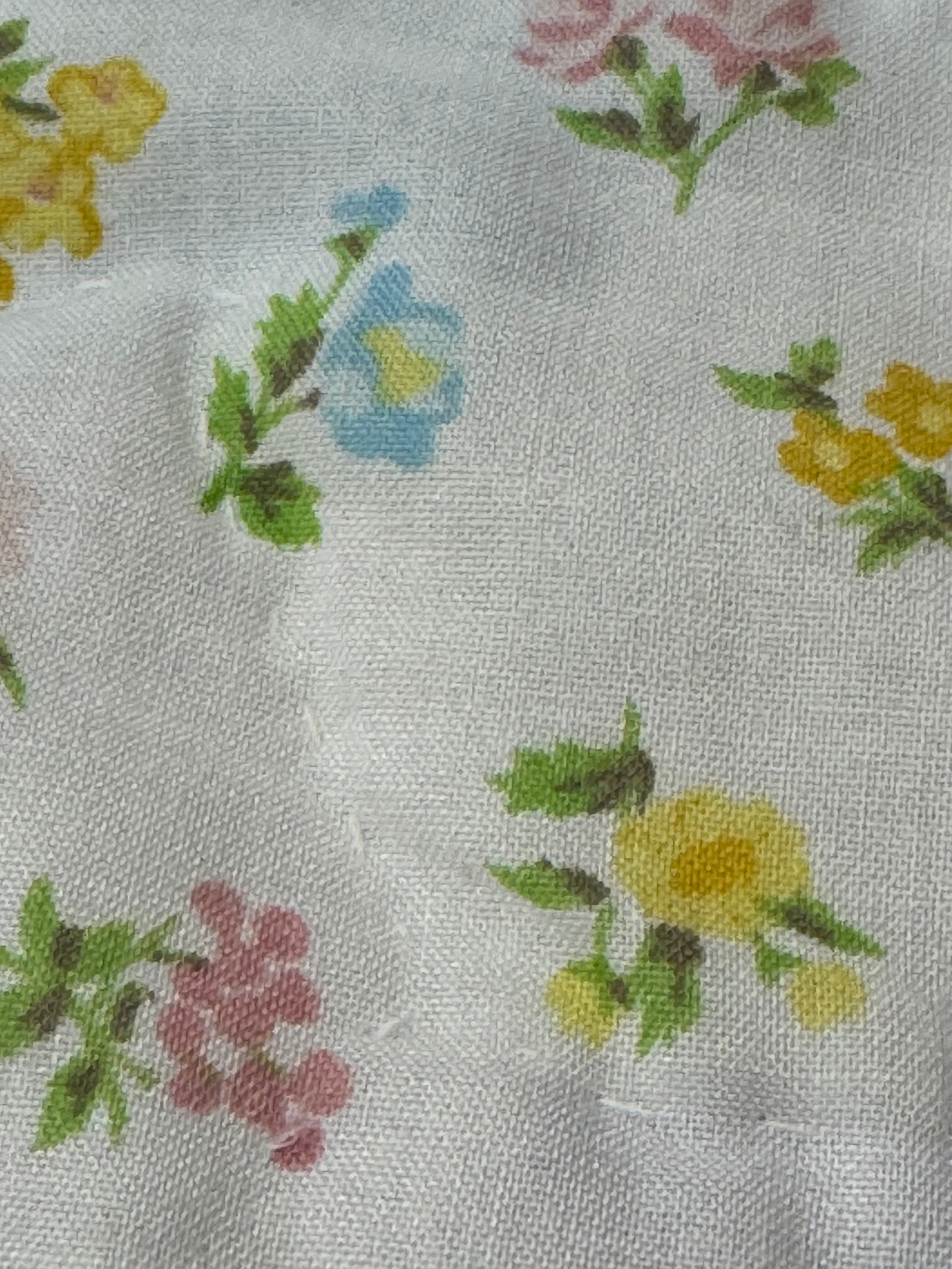 Vintage Grandmother's Flower Garden Quilt