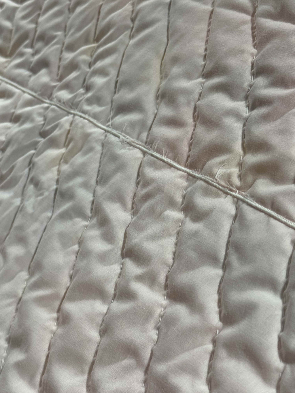 Vintage Grandmother's Flower Garden Crib Quilt