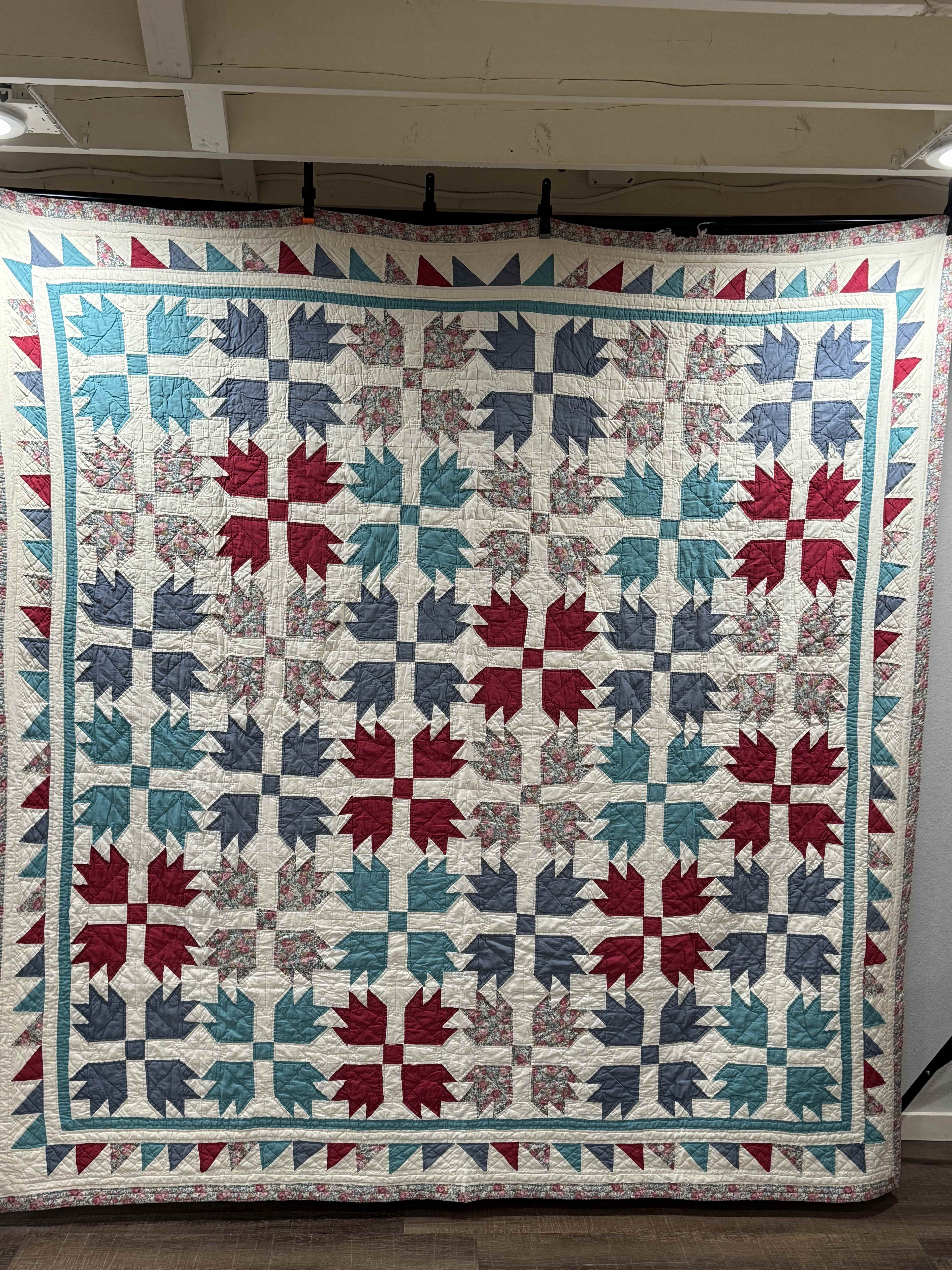 Vintage Bear's Paw Quilt
