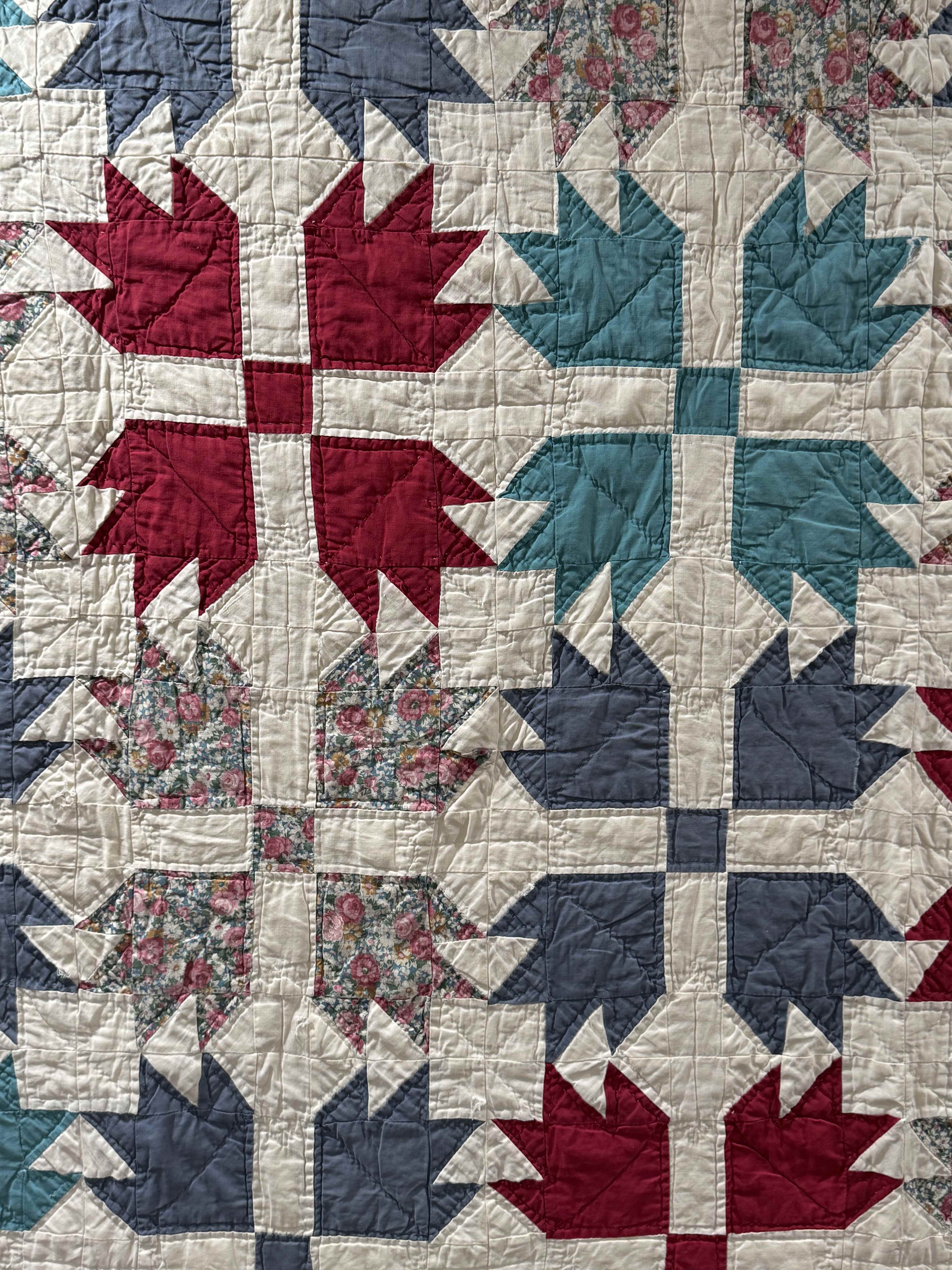 Vintage Bear's Paw Quilt