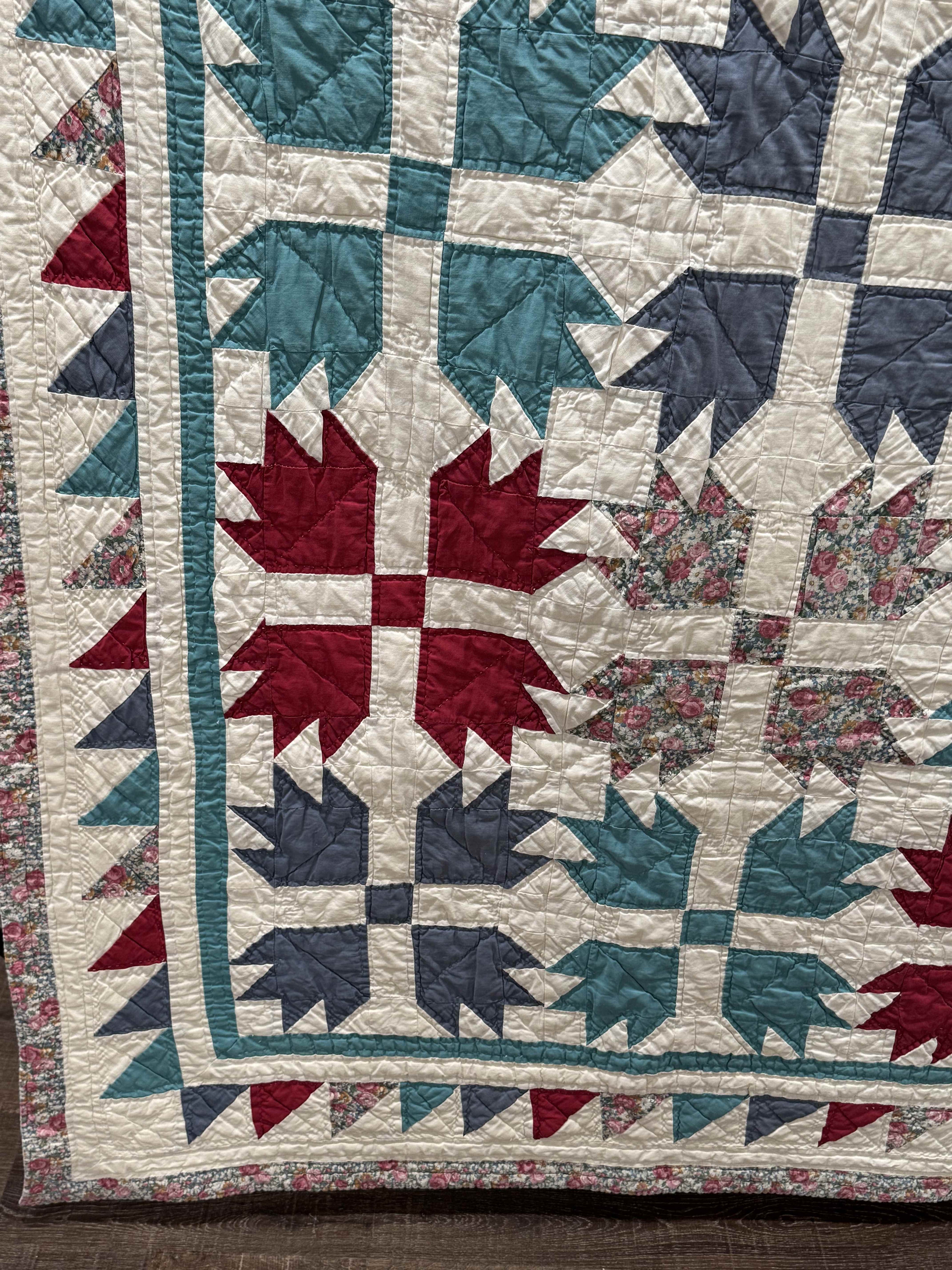 Vintage Bear's Paw Quilt