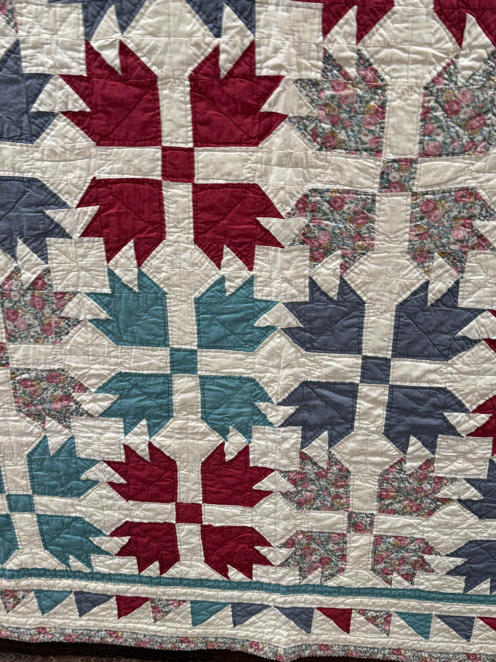 Vintage Bear's Paw Quilt