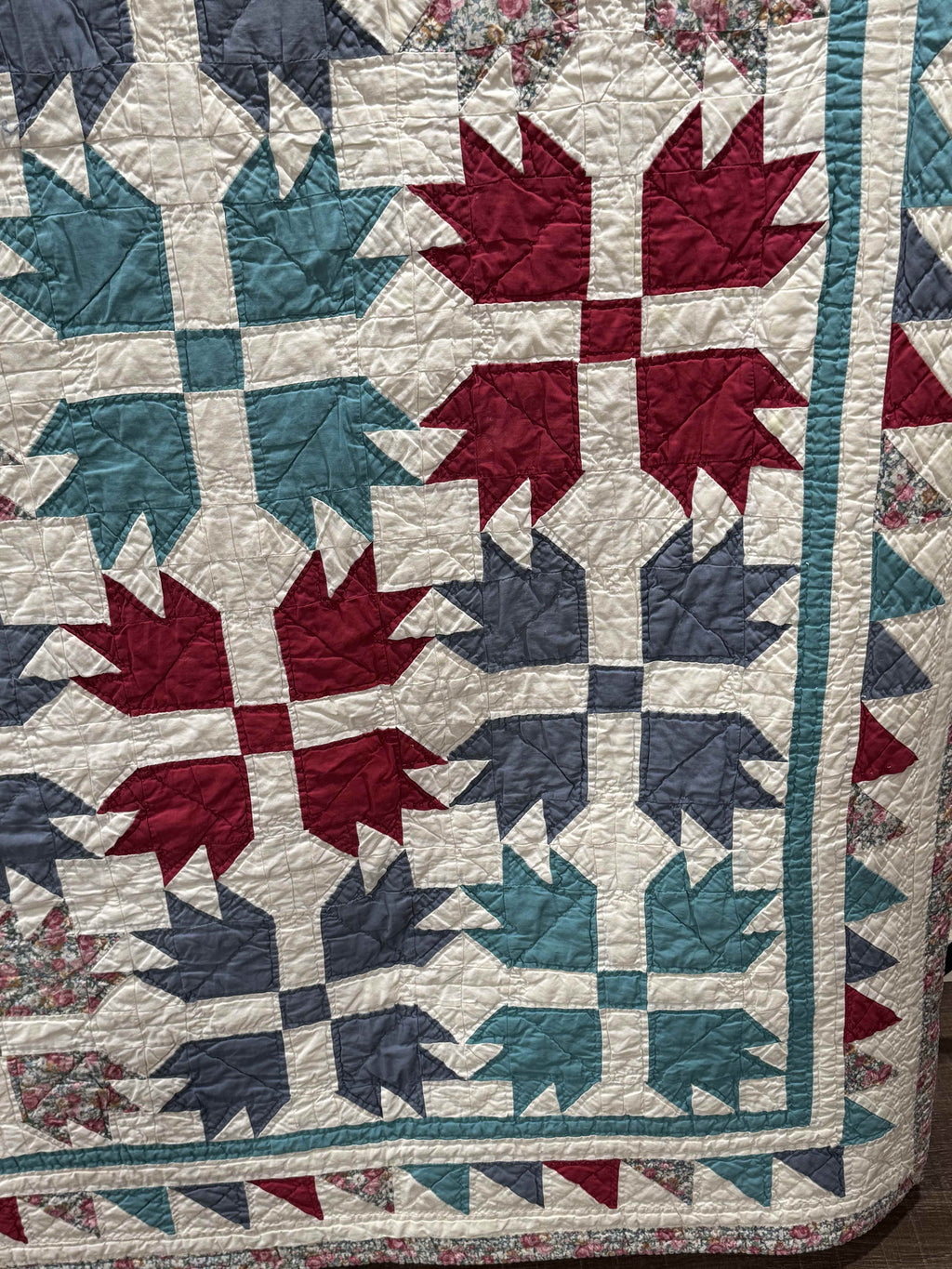 Vintage Bear's Paw Quilt