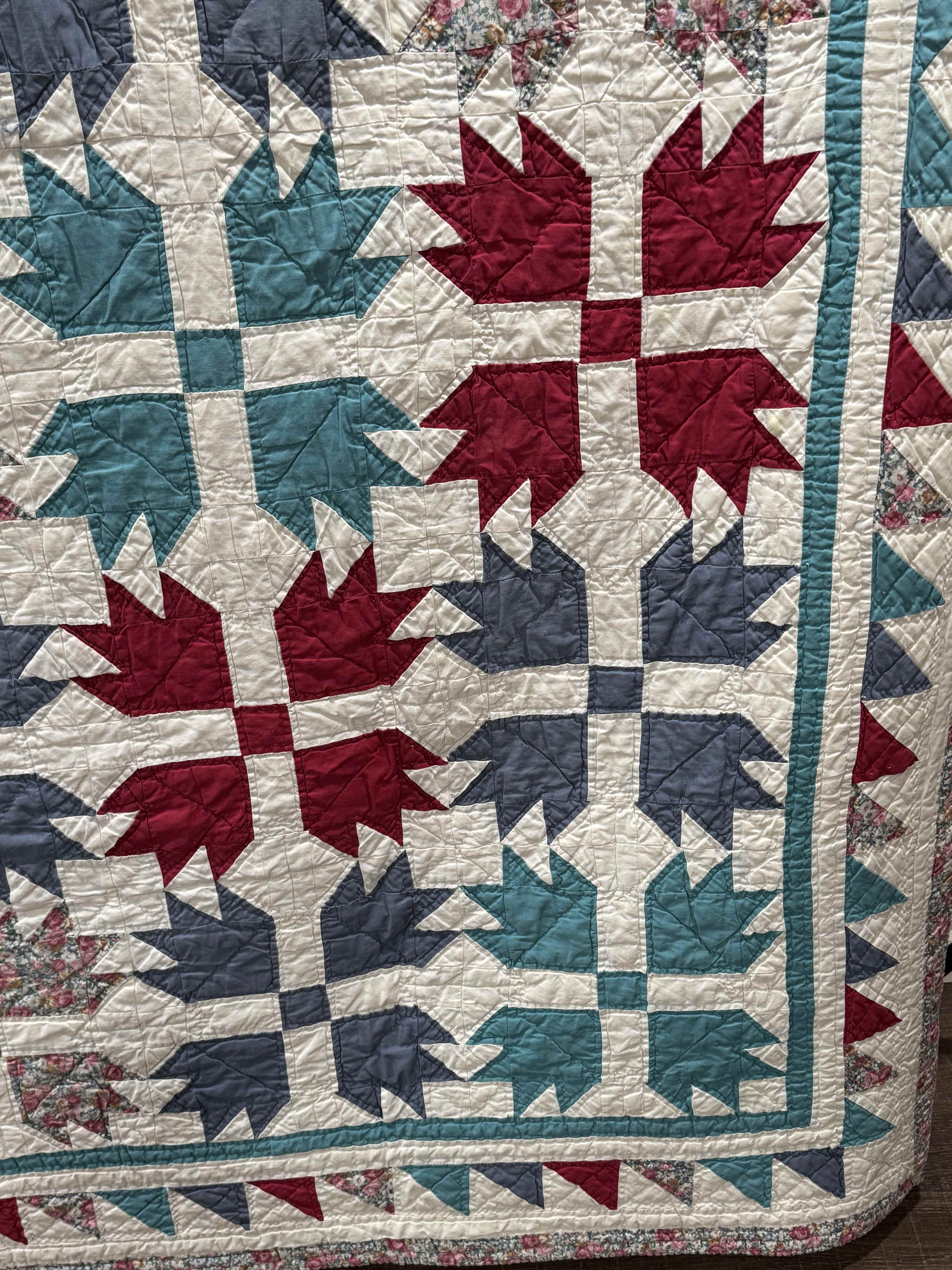 Vintage Bear's Paw Quilt