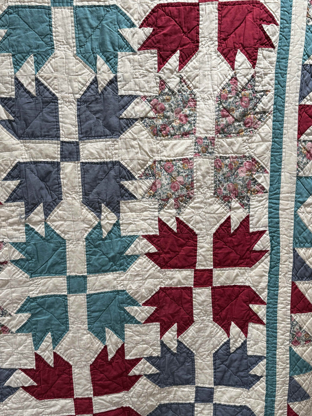 Vintage Bear's Paw Quilt