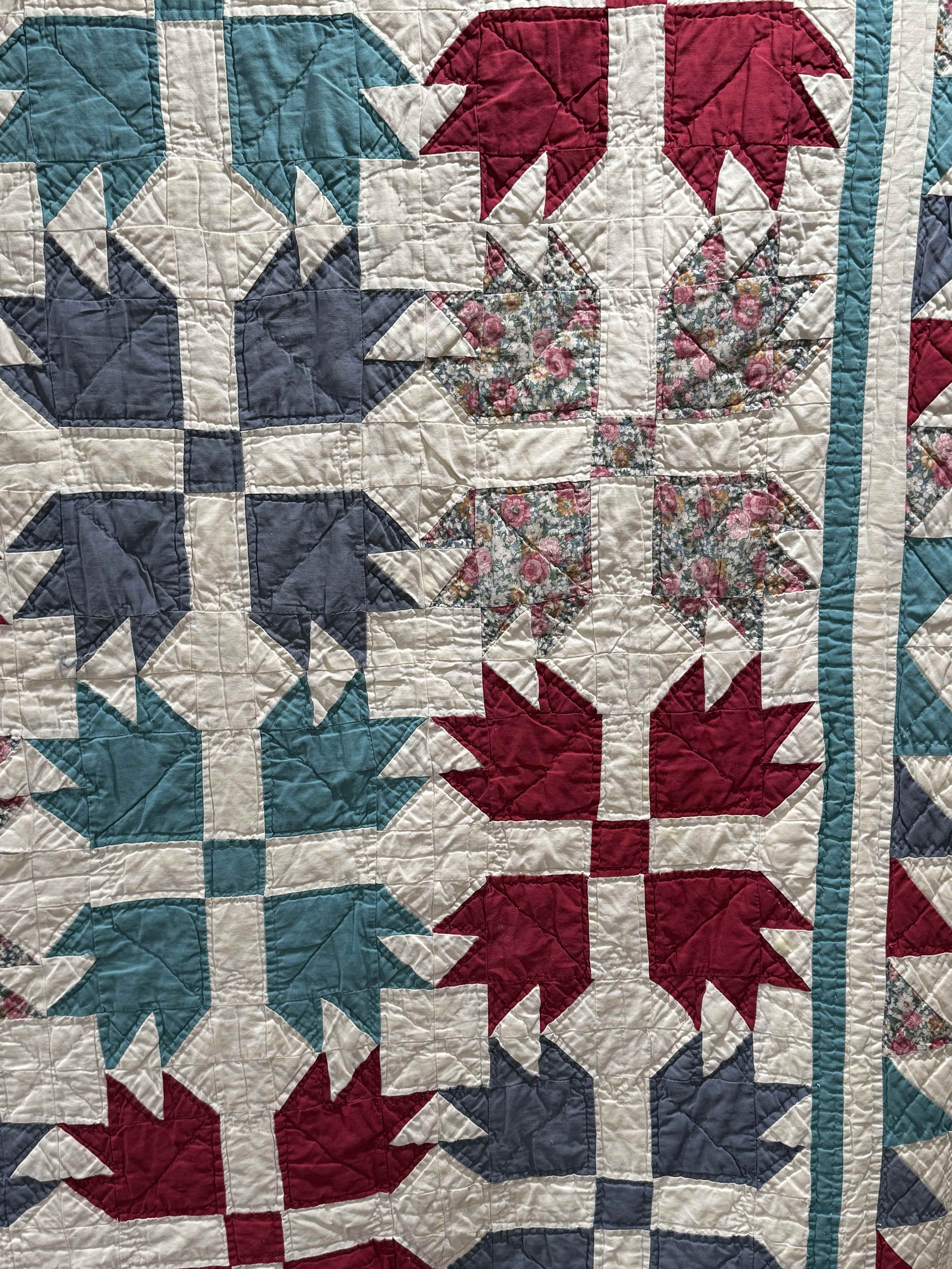Vintage Bear's Paw Quilt