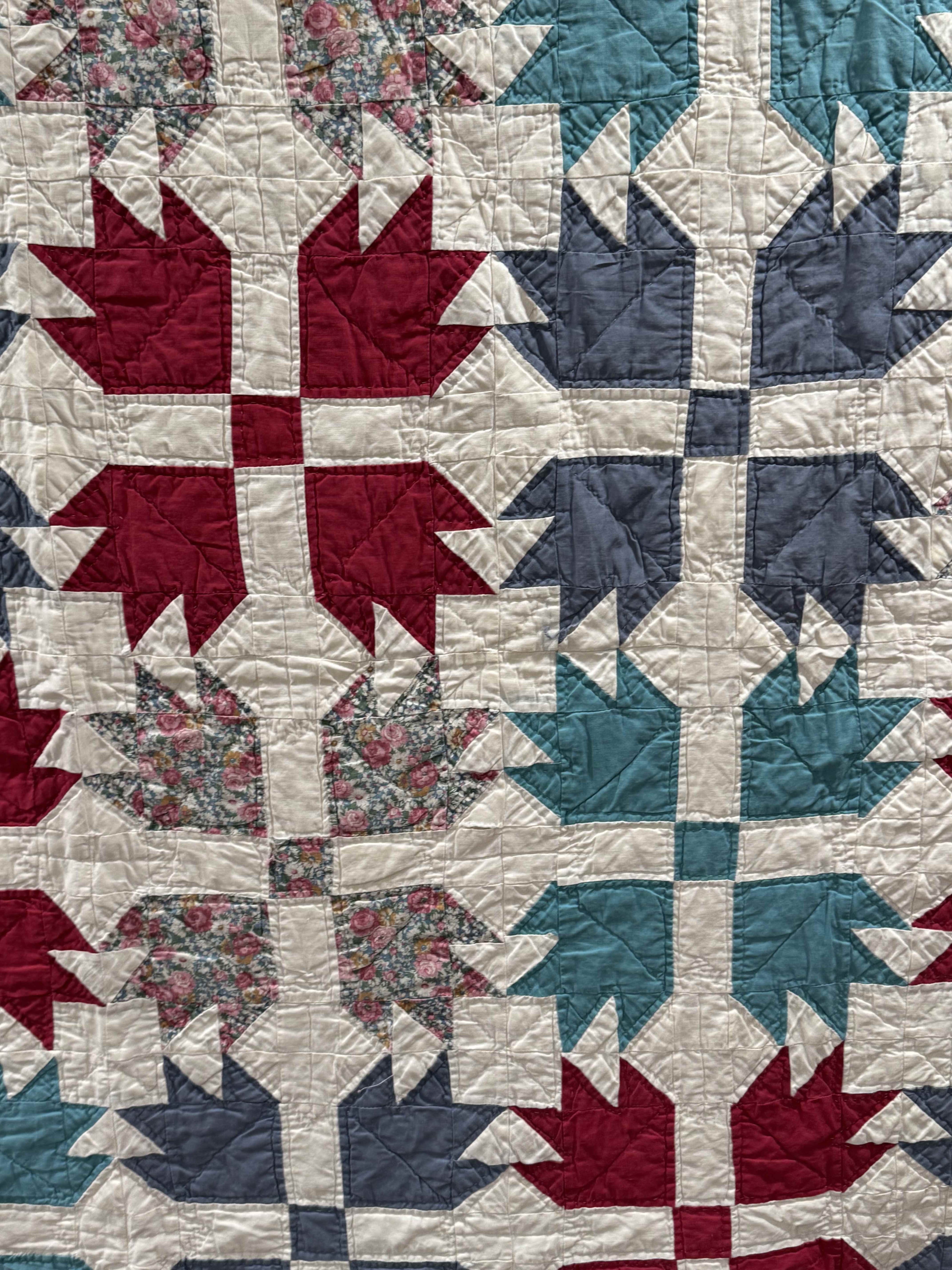 Vintage Bear's Paw Quilt