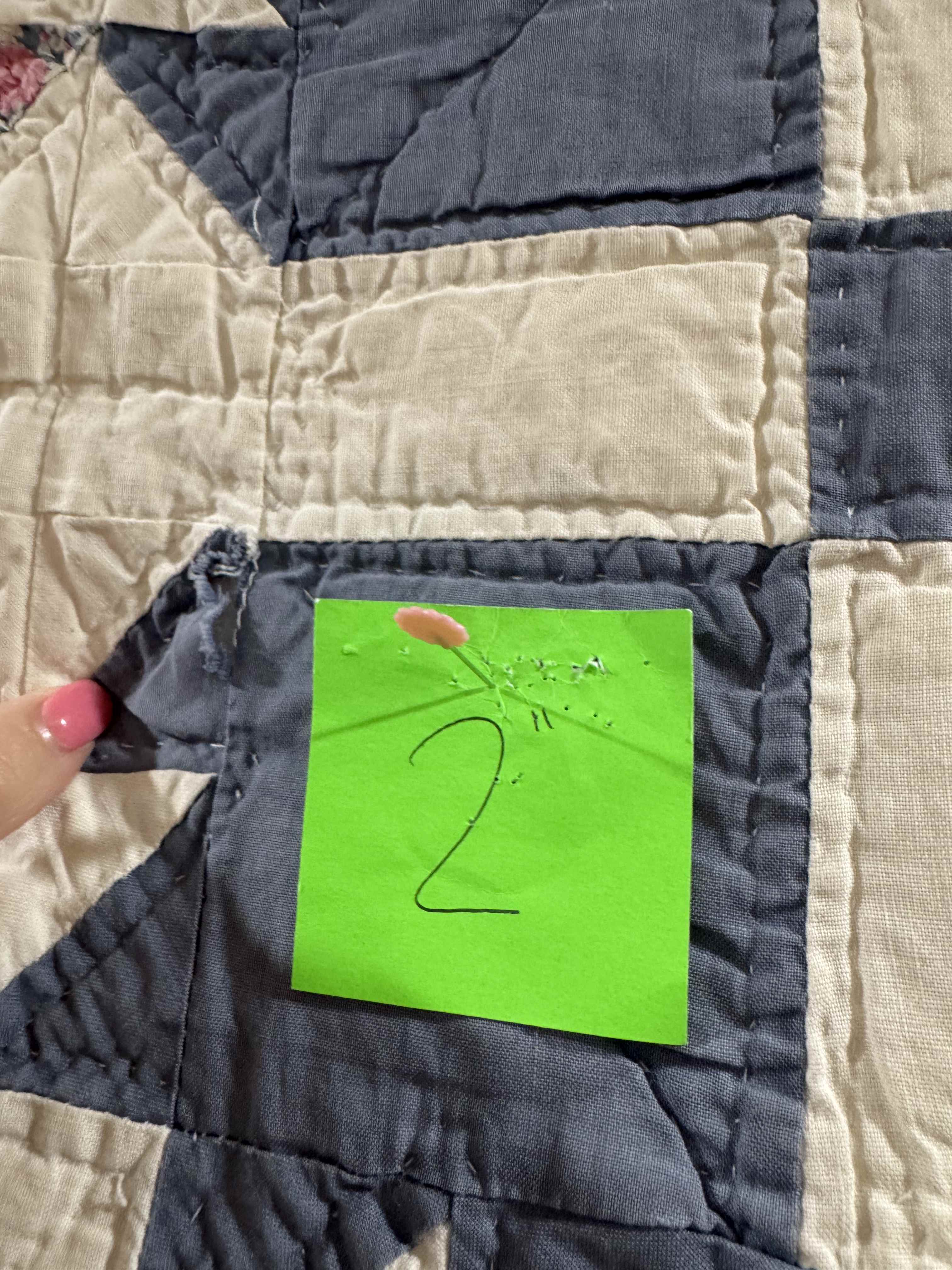 Vintage Bear's Paw Quilt