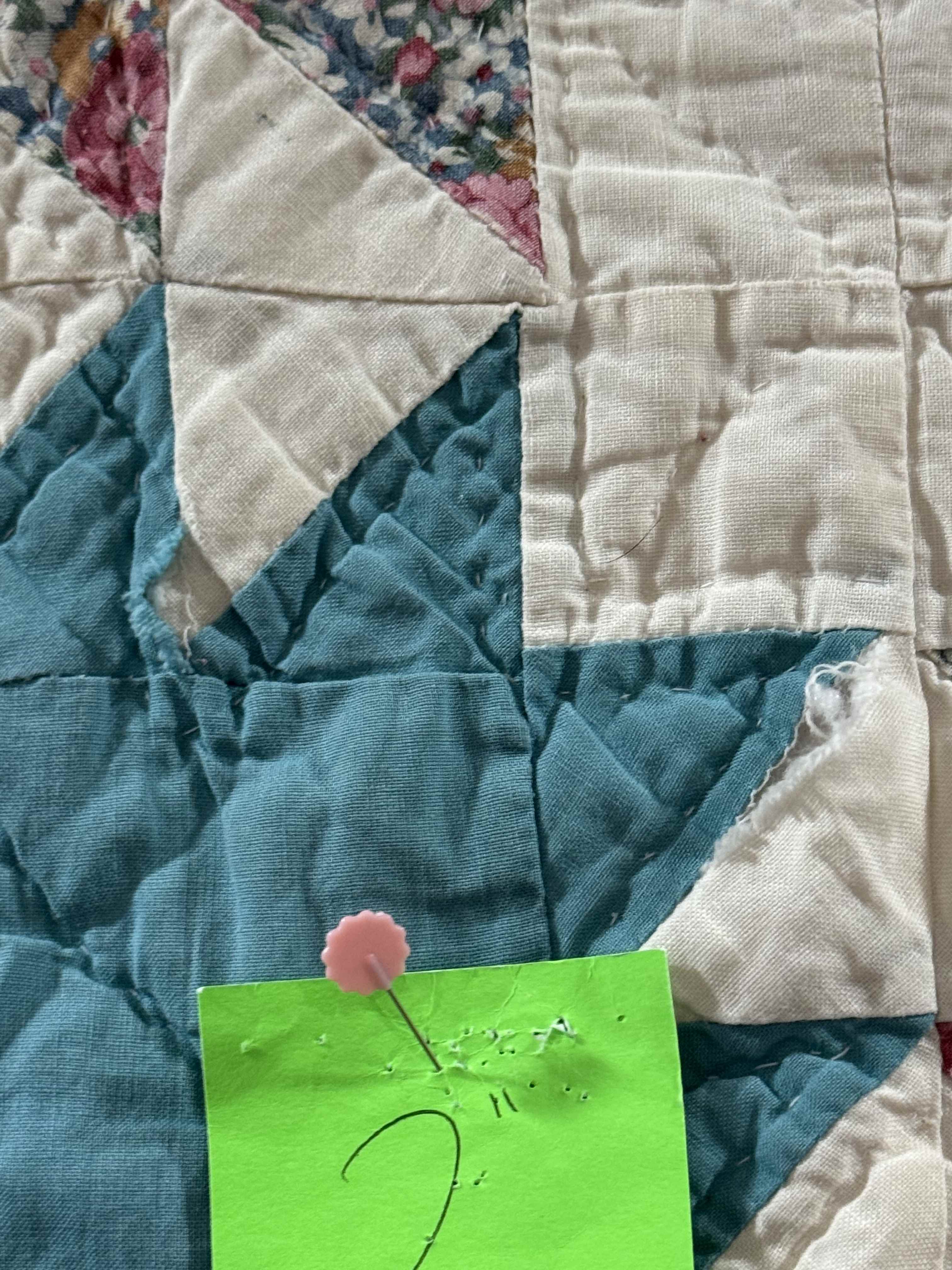 Vintage Bear's Paw Quilt