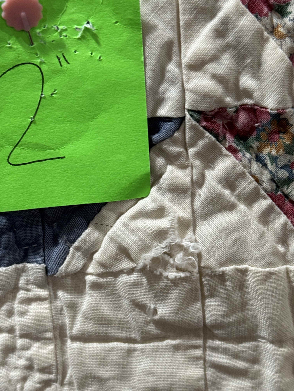 Vintage Bear's Paw Quilt