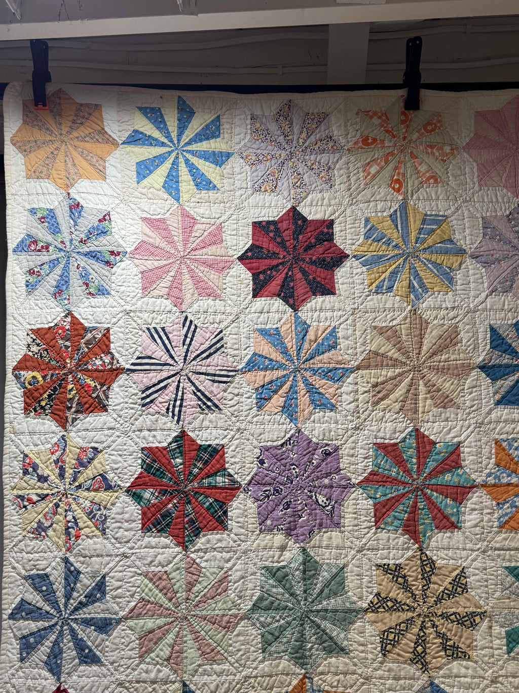 Vintage Eight Point Star Quilt