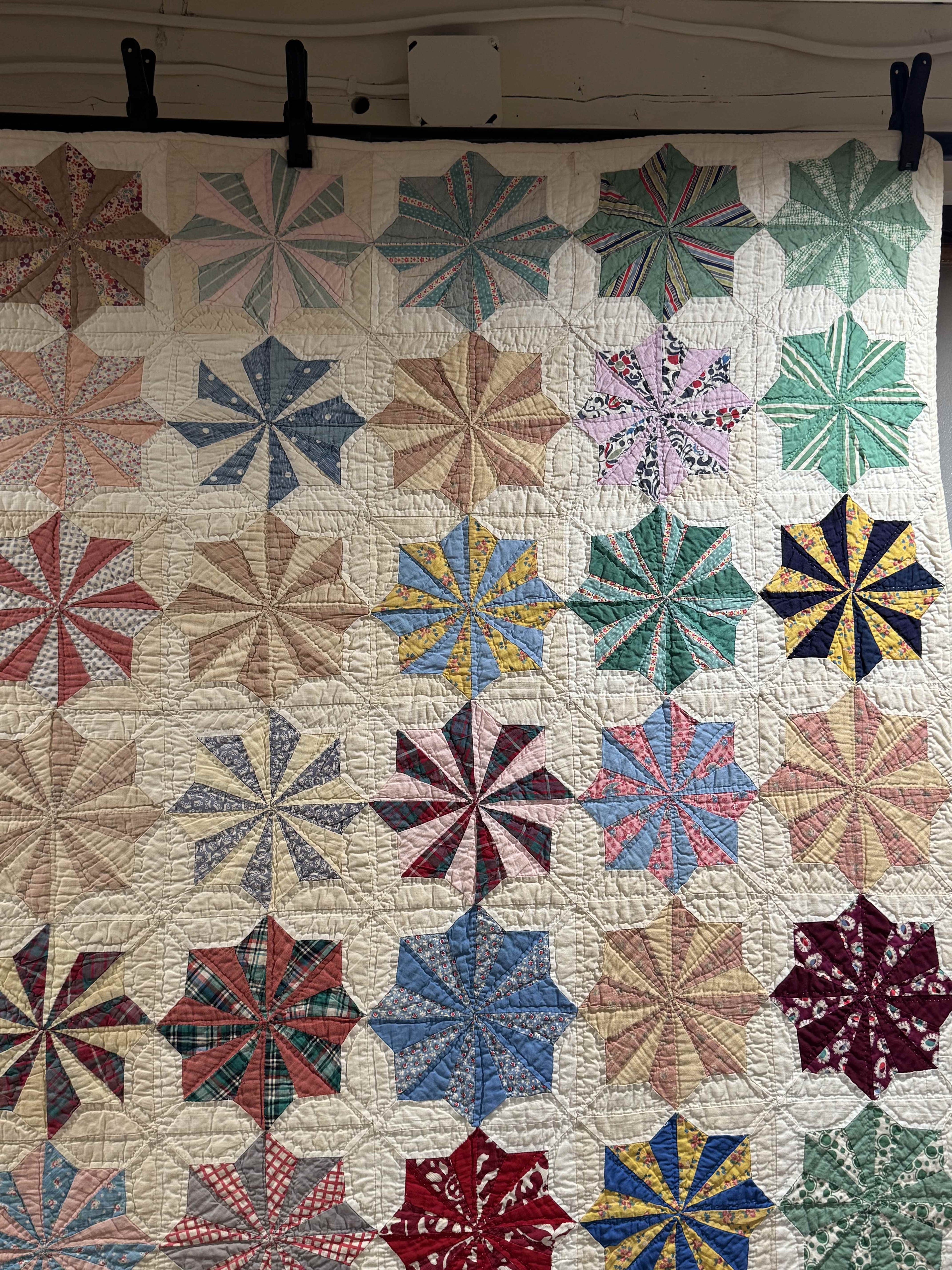Vintage Eight Point Star Quilt