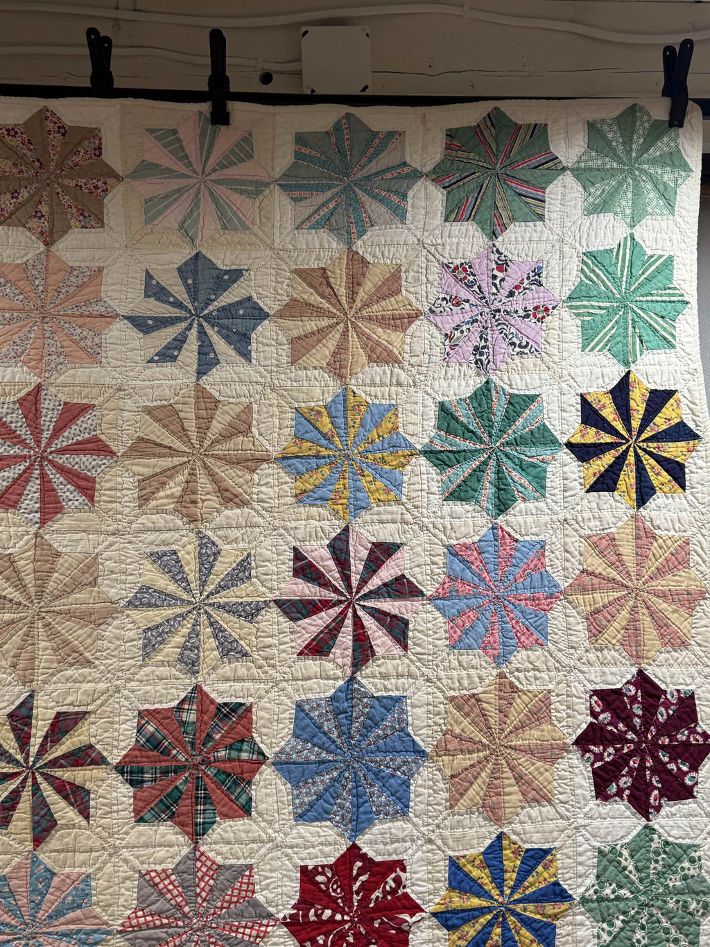 Vintage Eight Point Star Quilt