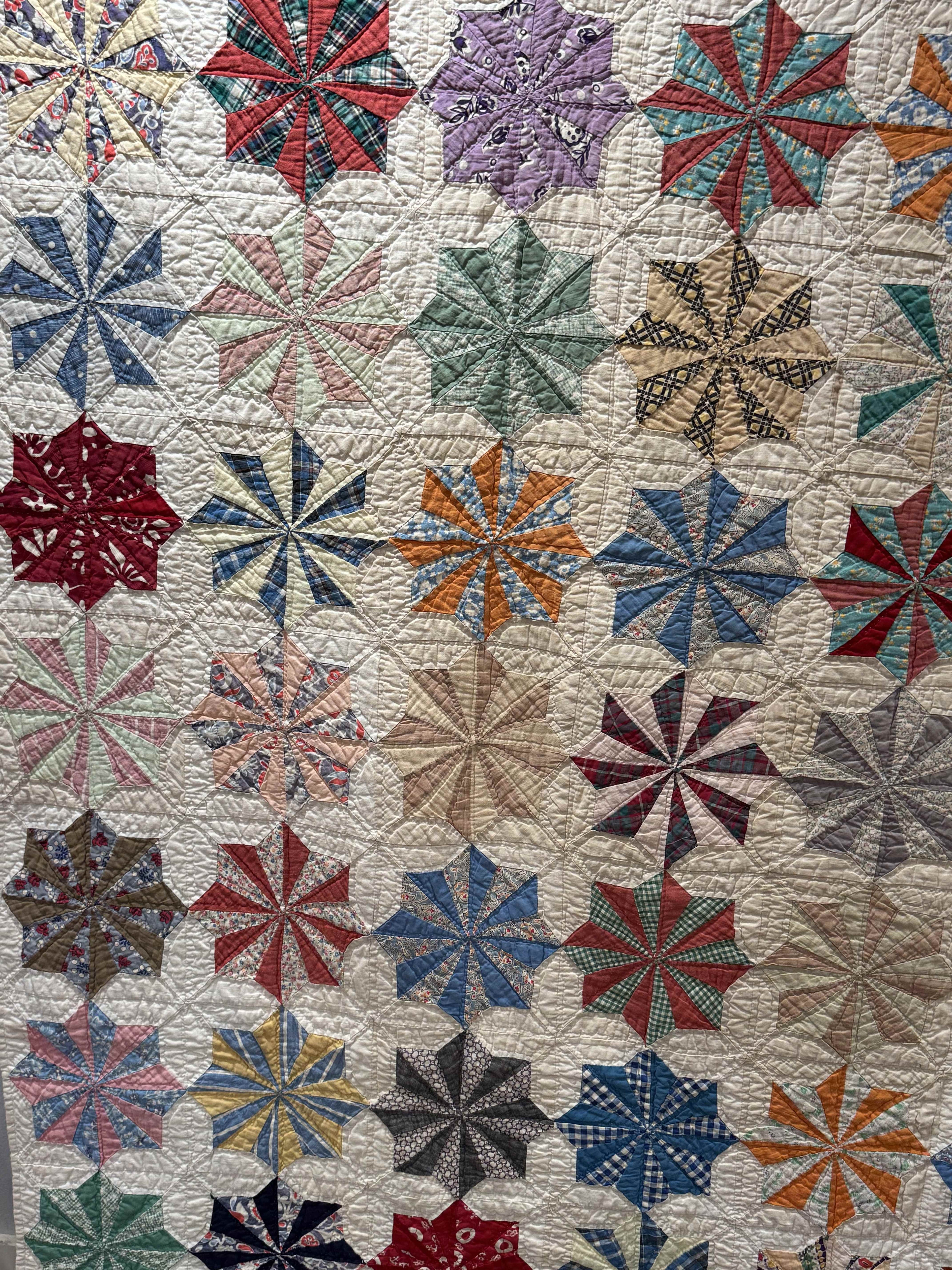 Vintage Eight Point Star Quilt