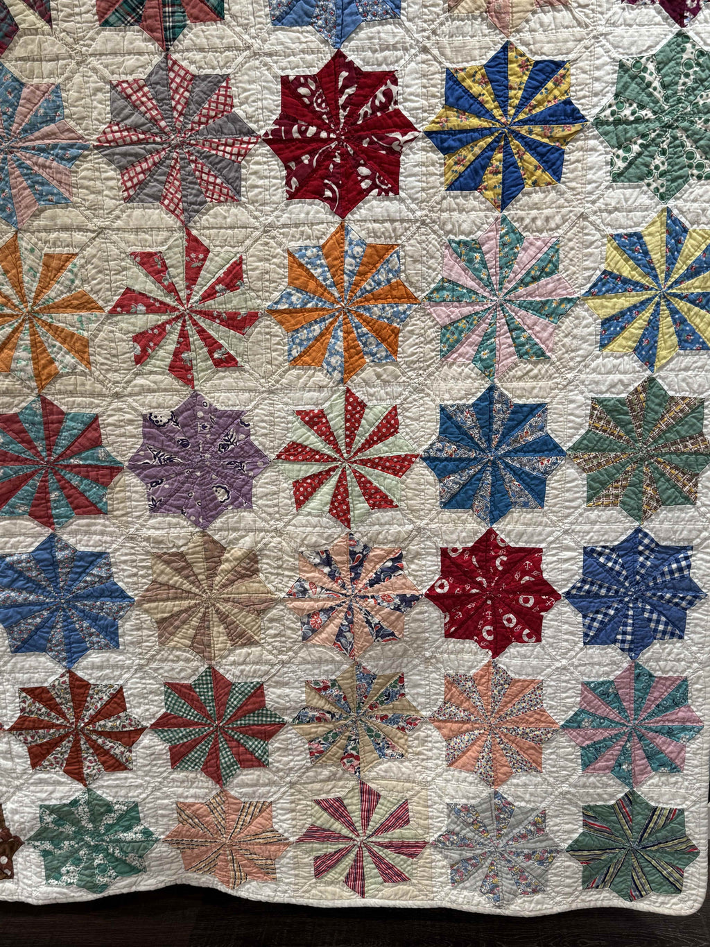 Vintage Eight Point Star Quilt