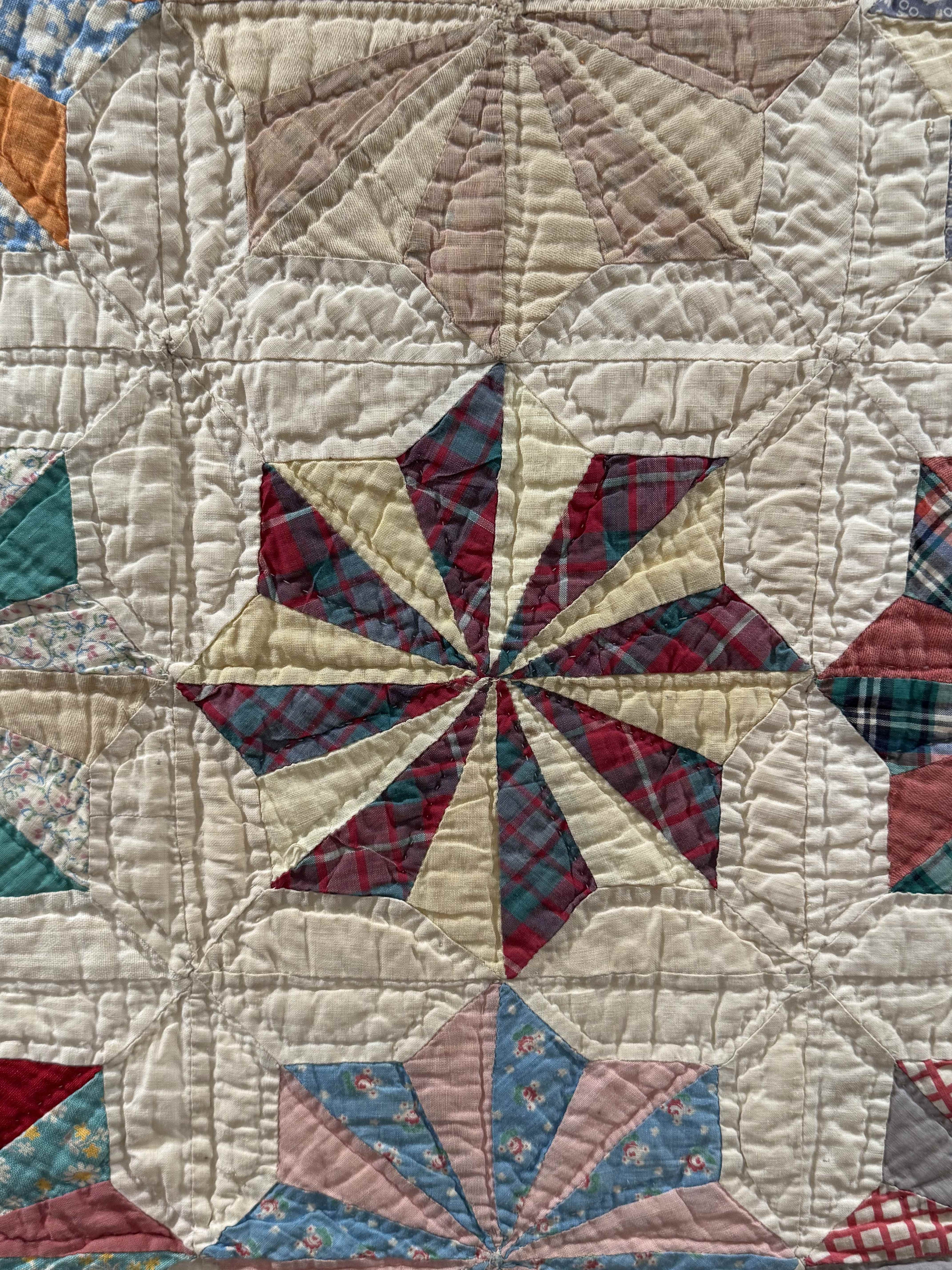 Vintage Eight Point Star Quilt