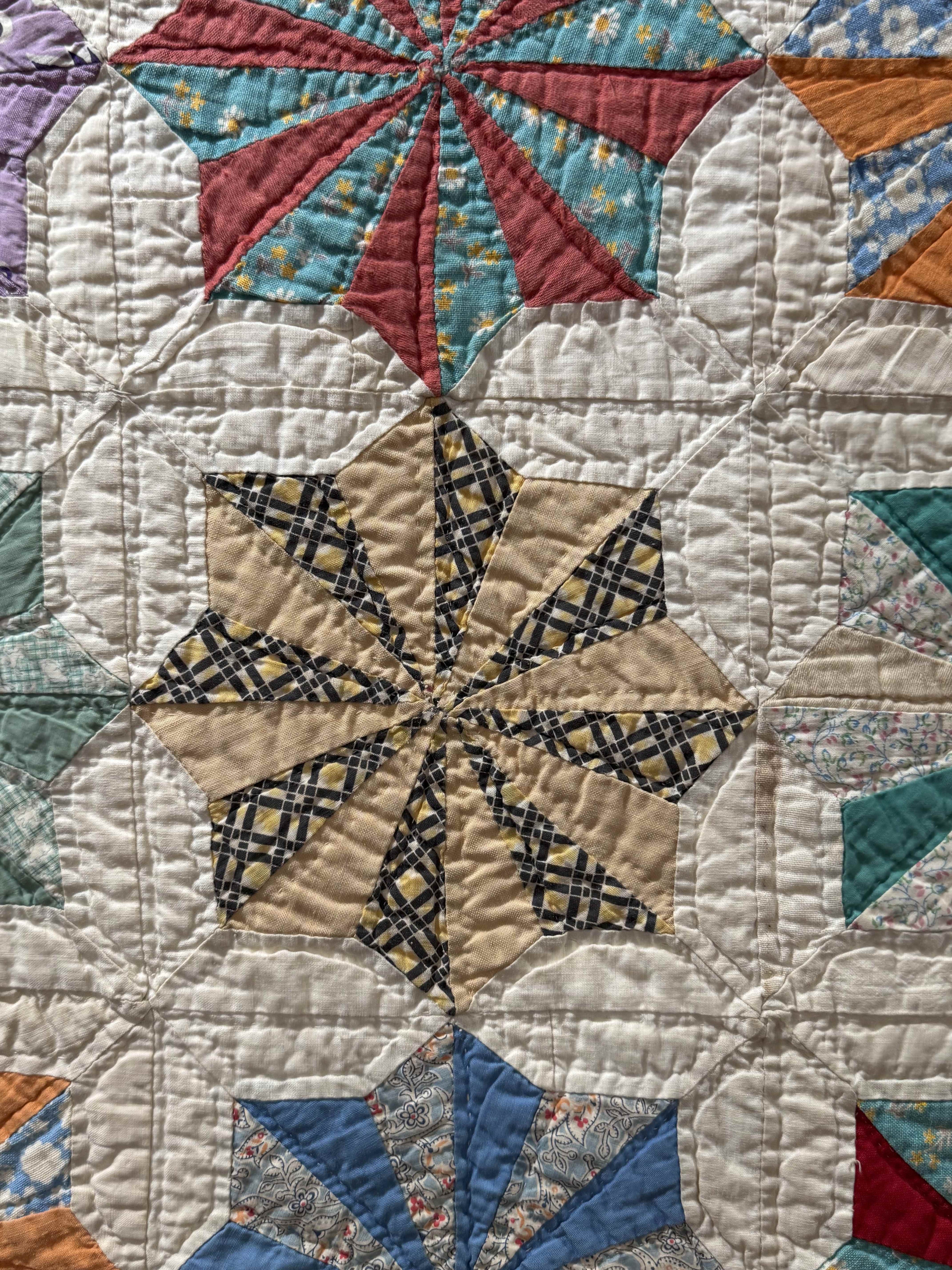 Vintage Eight Point Star Quilt