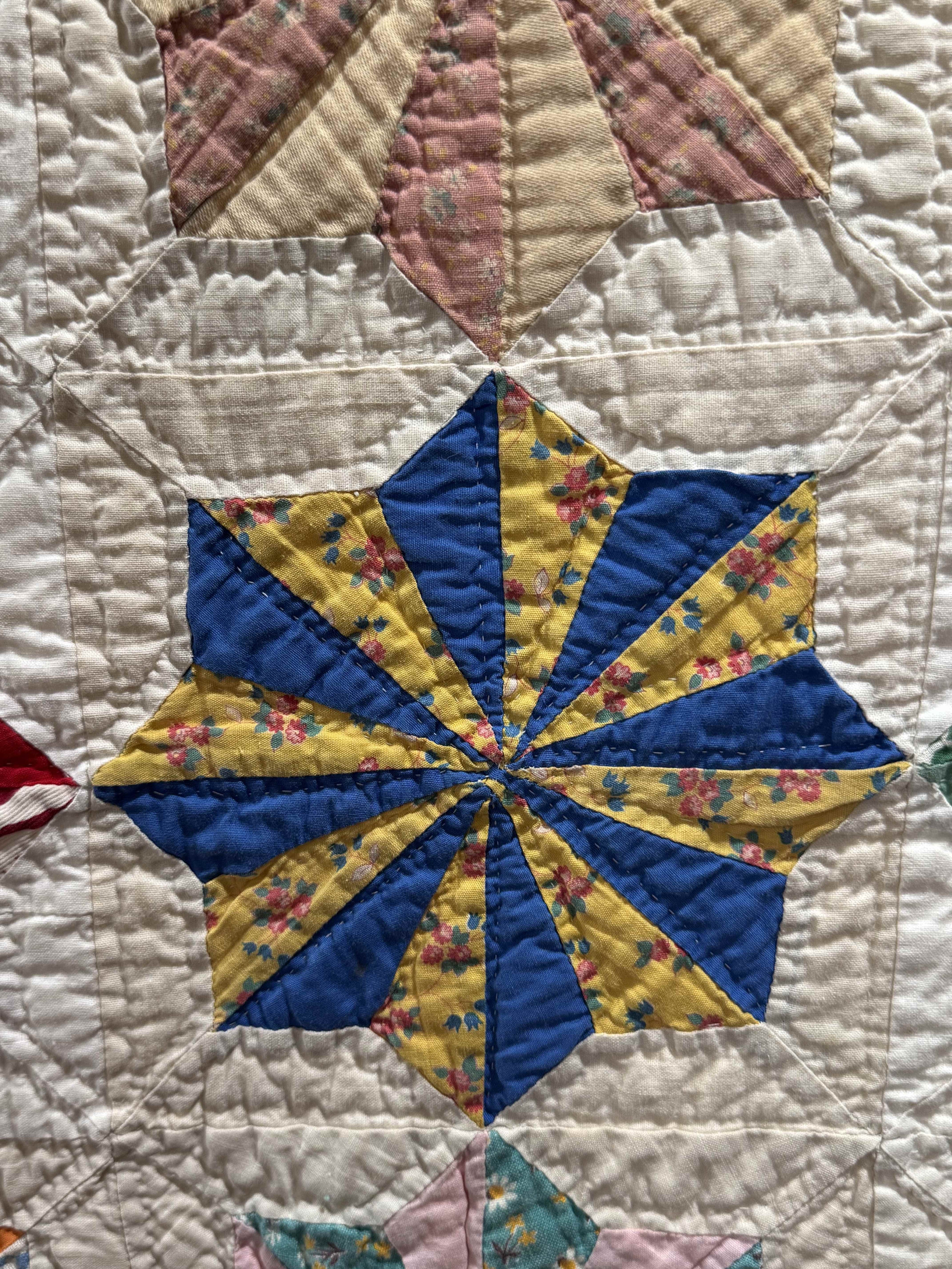 Vintage Eight Point Star Quilt