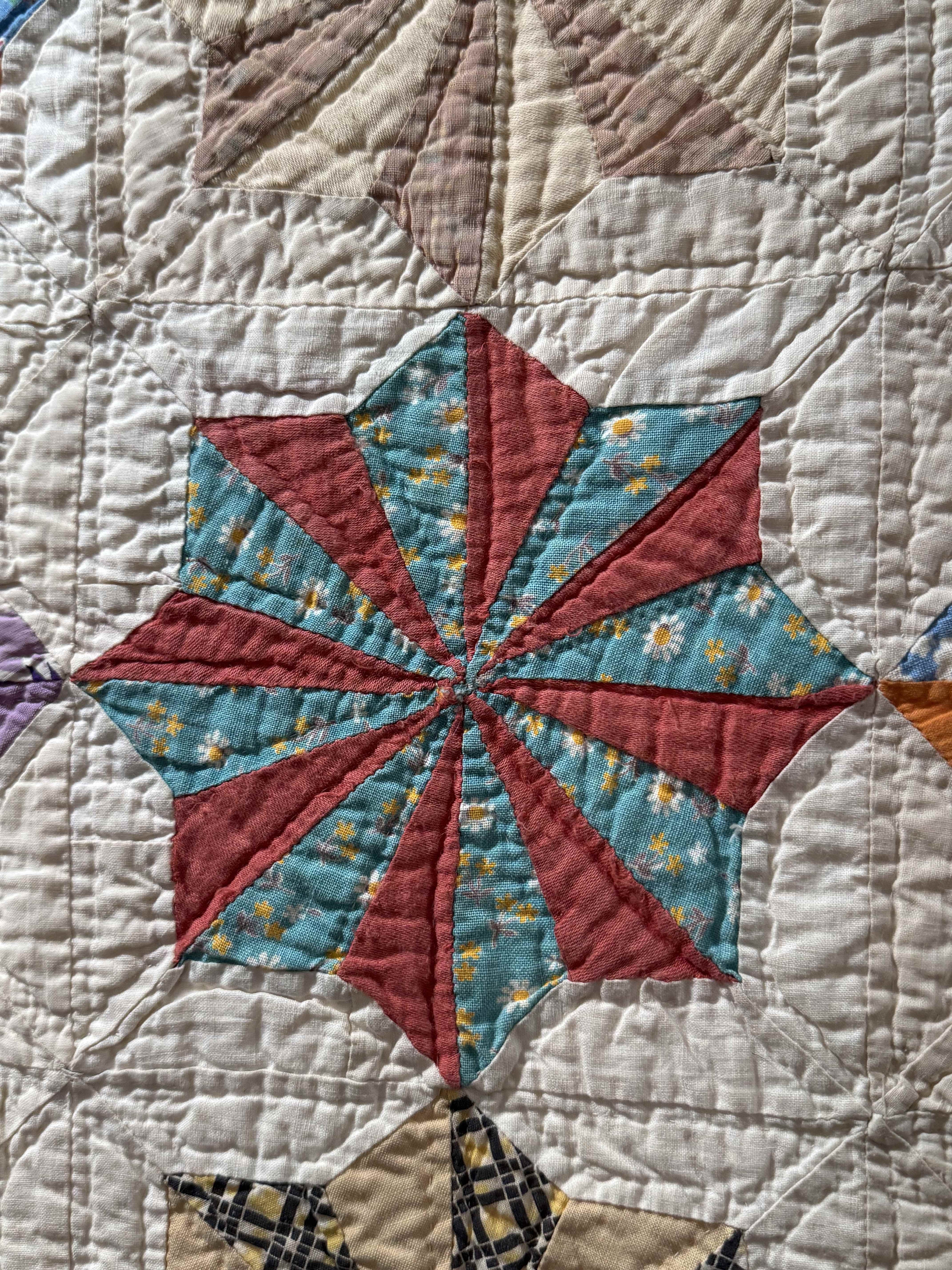 Vintage Eight Point Star Quilt