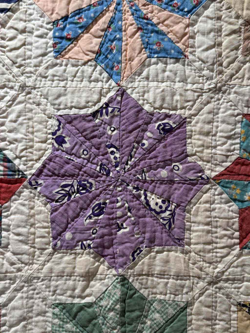 Vintage Eight Point Star Quilt
