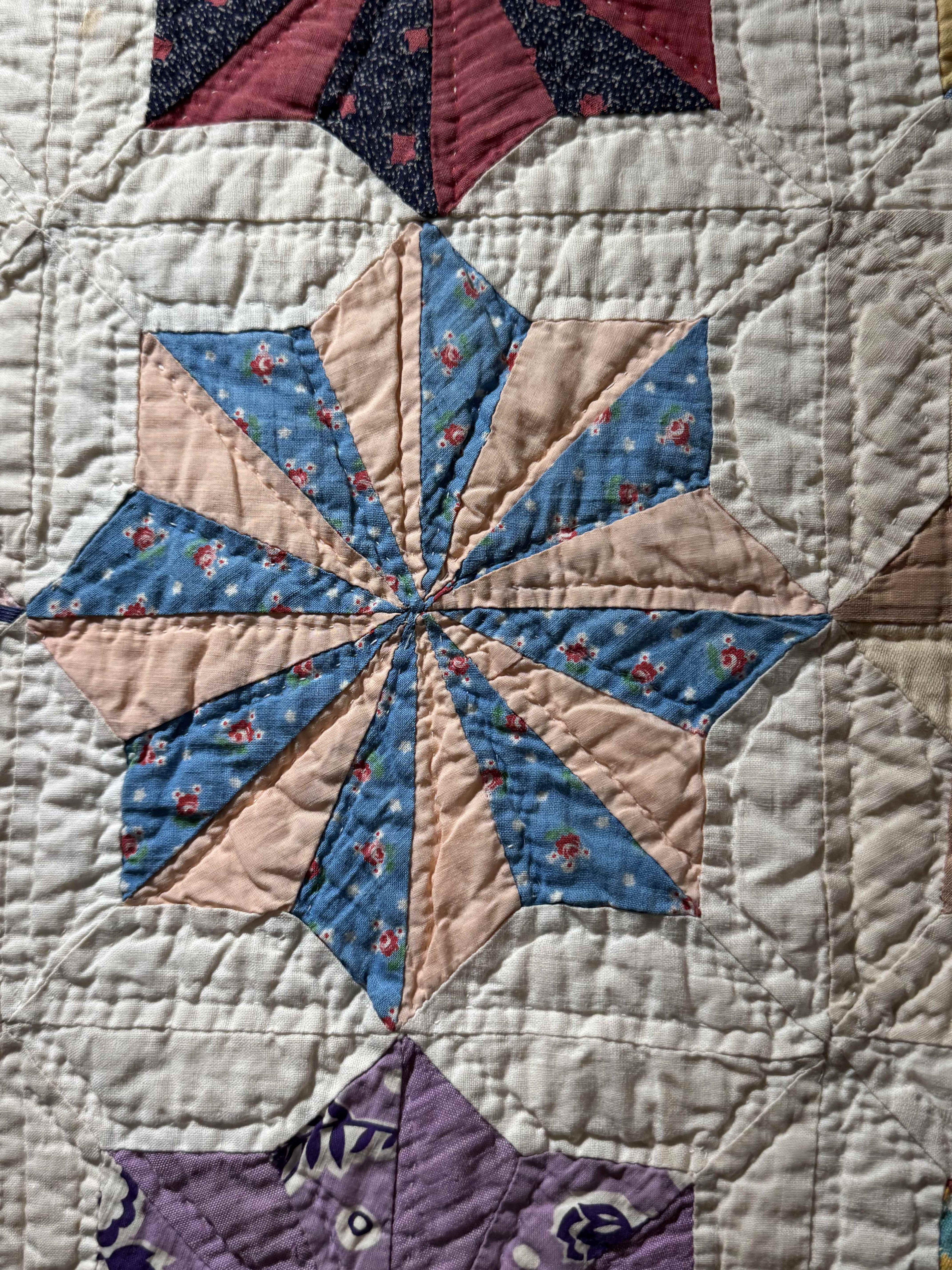 Vintage Eight Point Star Quilt