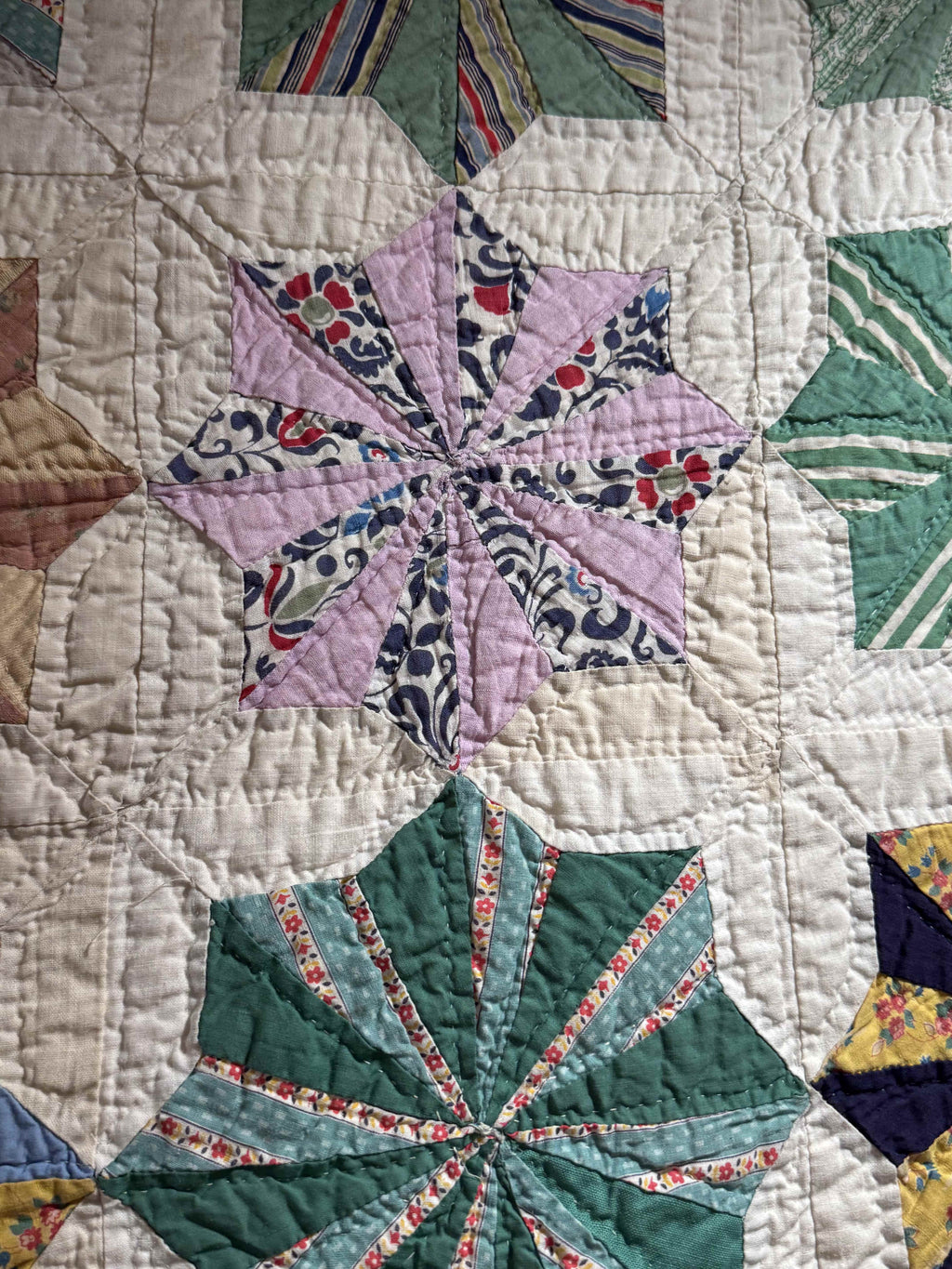 Vintage Eight Point Star Quilt
