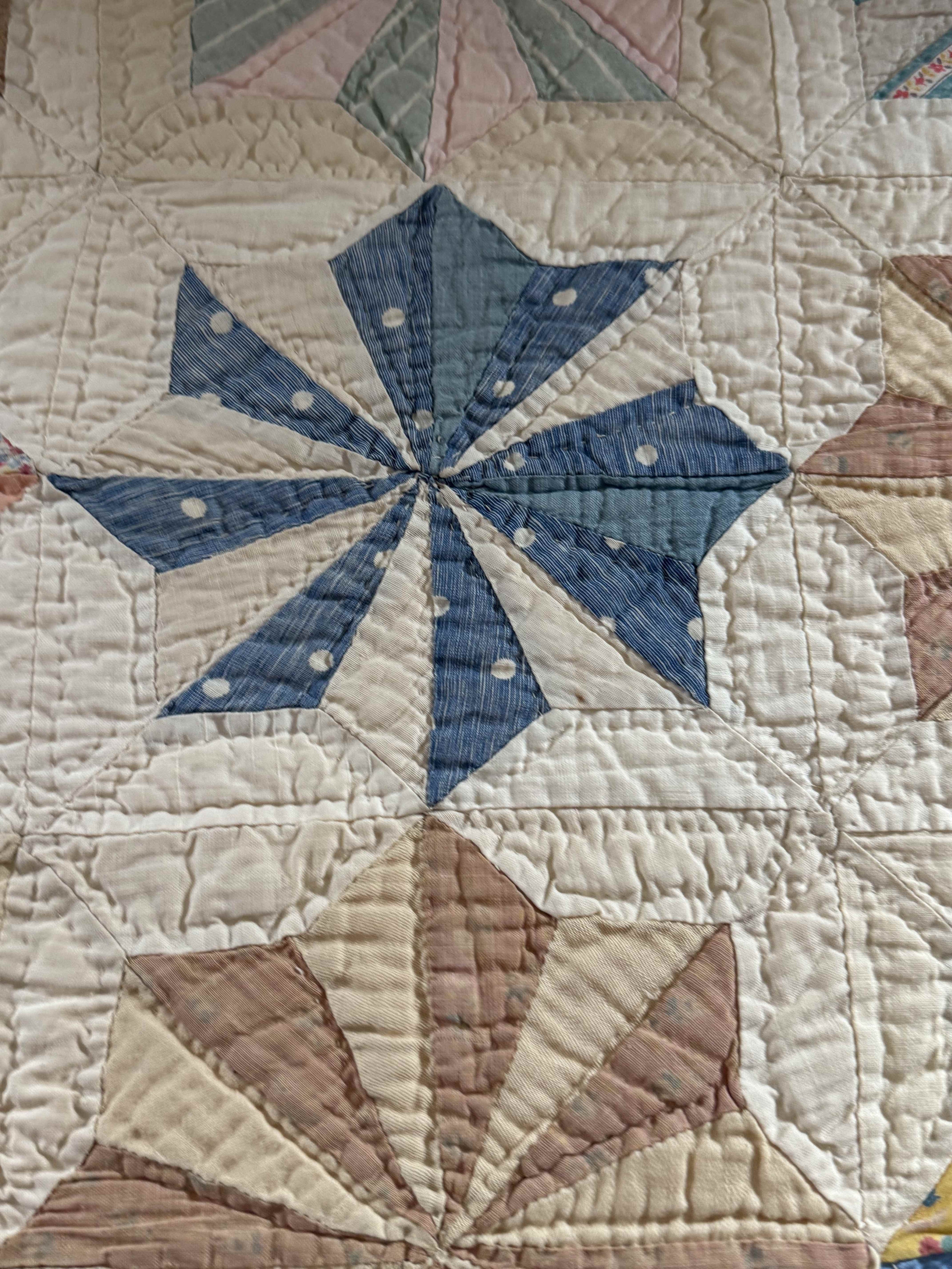 Vintage Eight Point Star Quilt