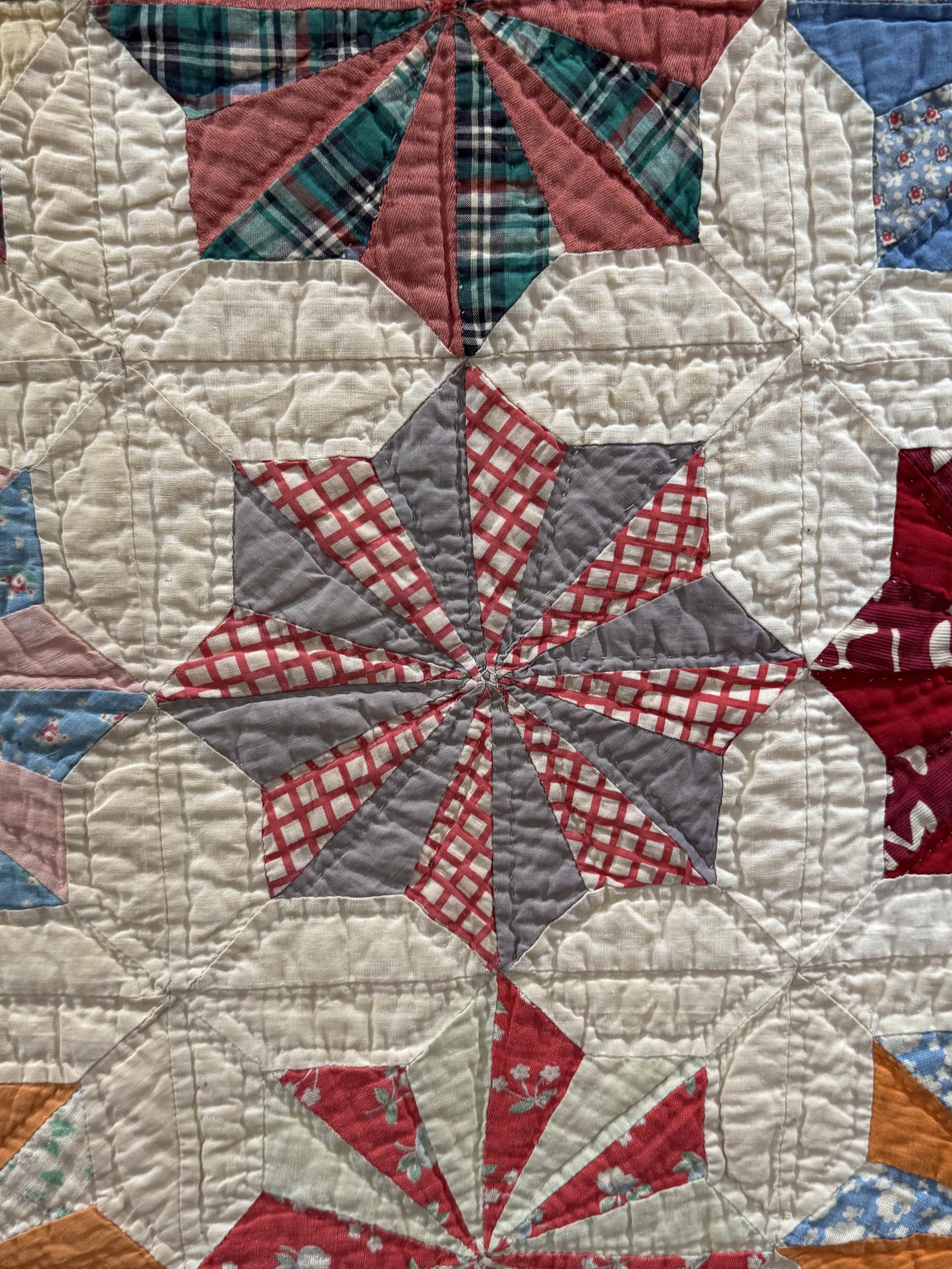 Vintage Eight Point Star Quilt