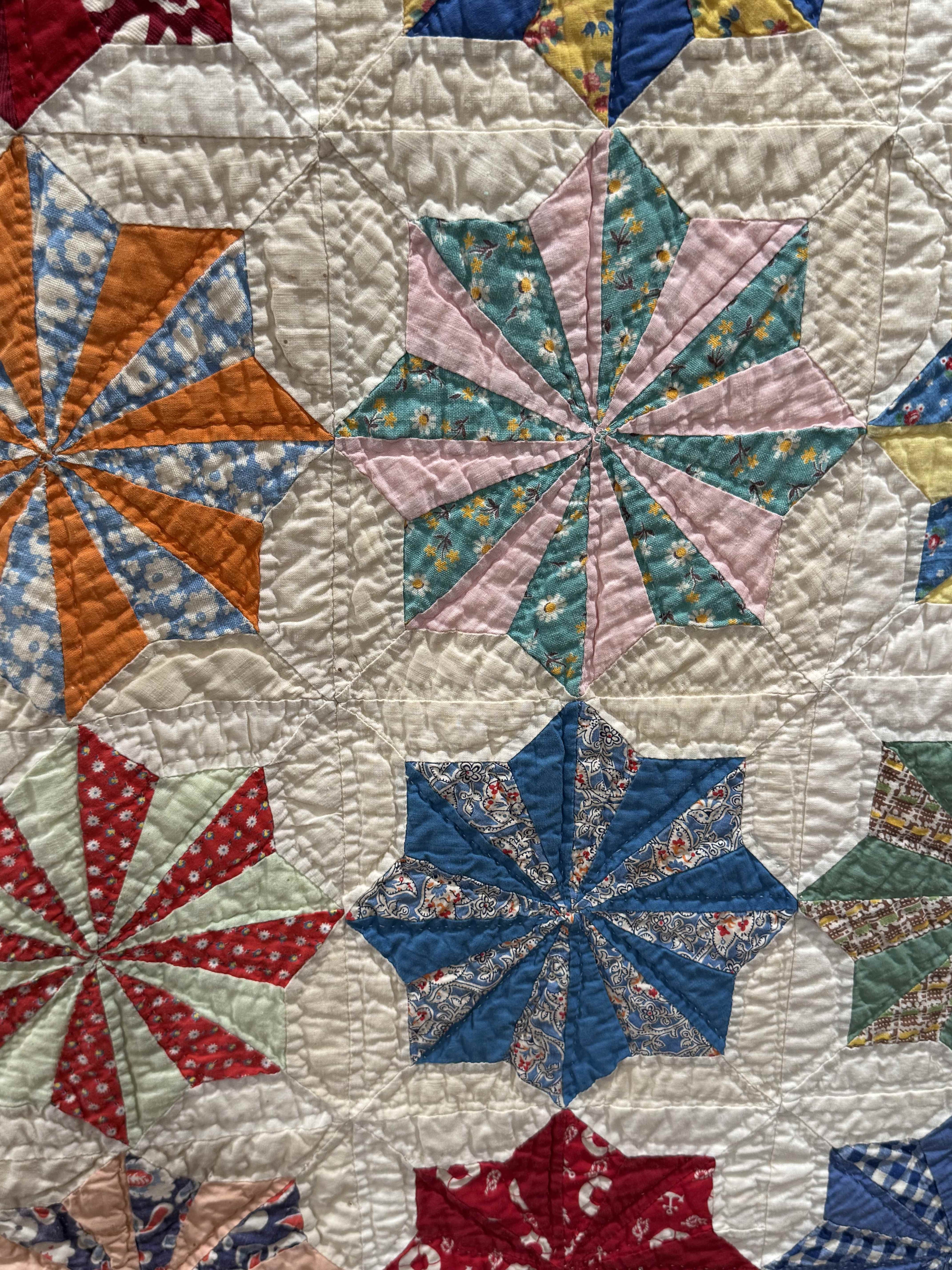 Vintage Eight Point Star Quilt