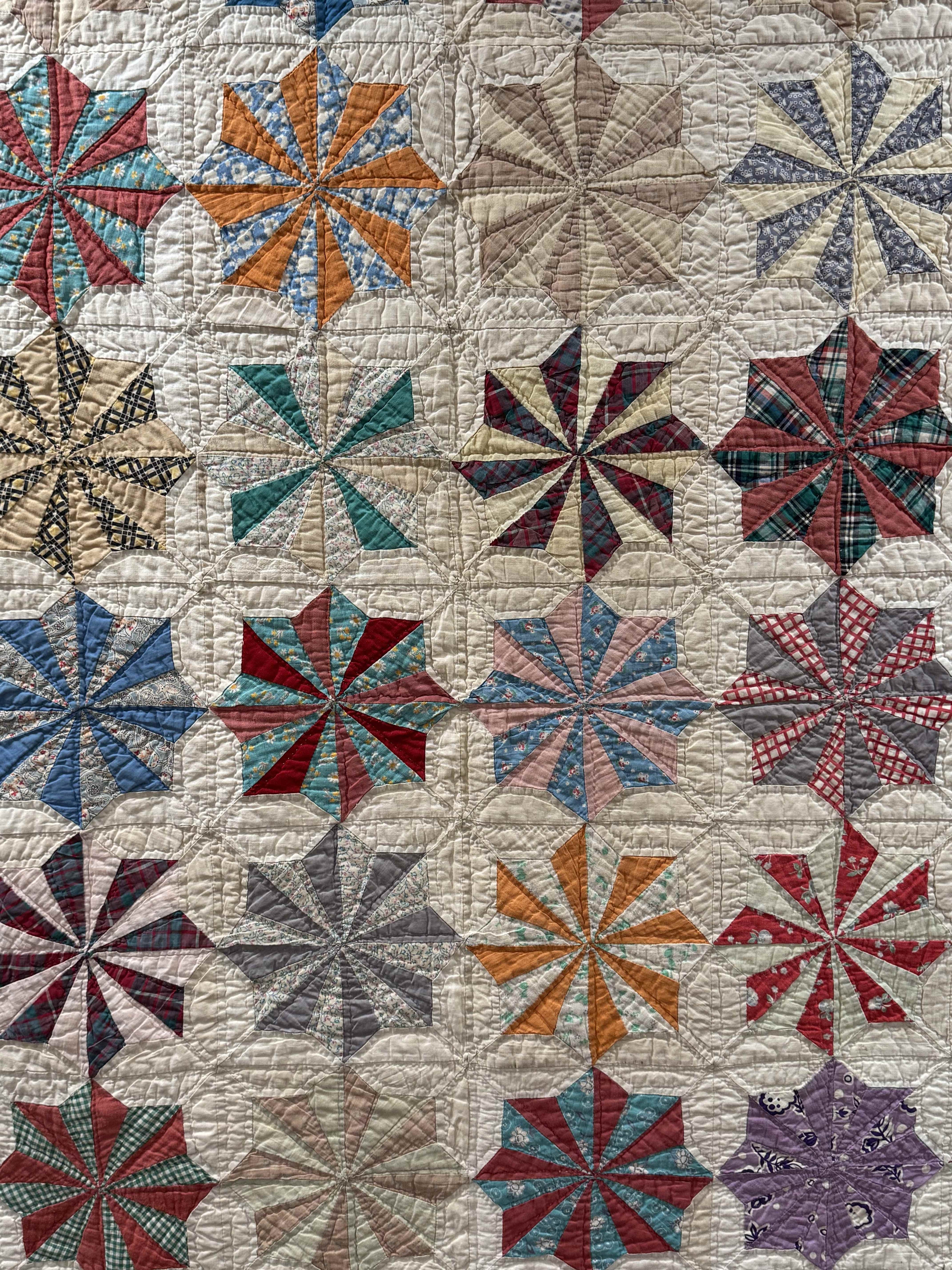 Vintage Eight Point Star Quilt