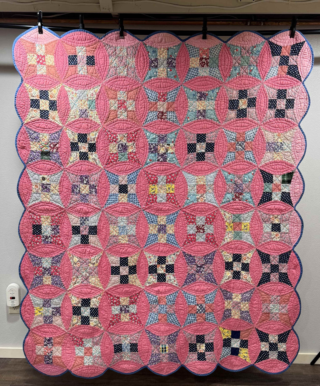 Vintage Glorified Nine Patch Quilt