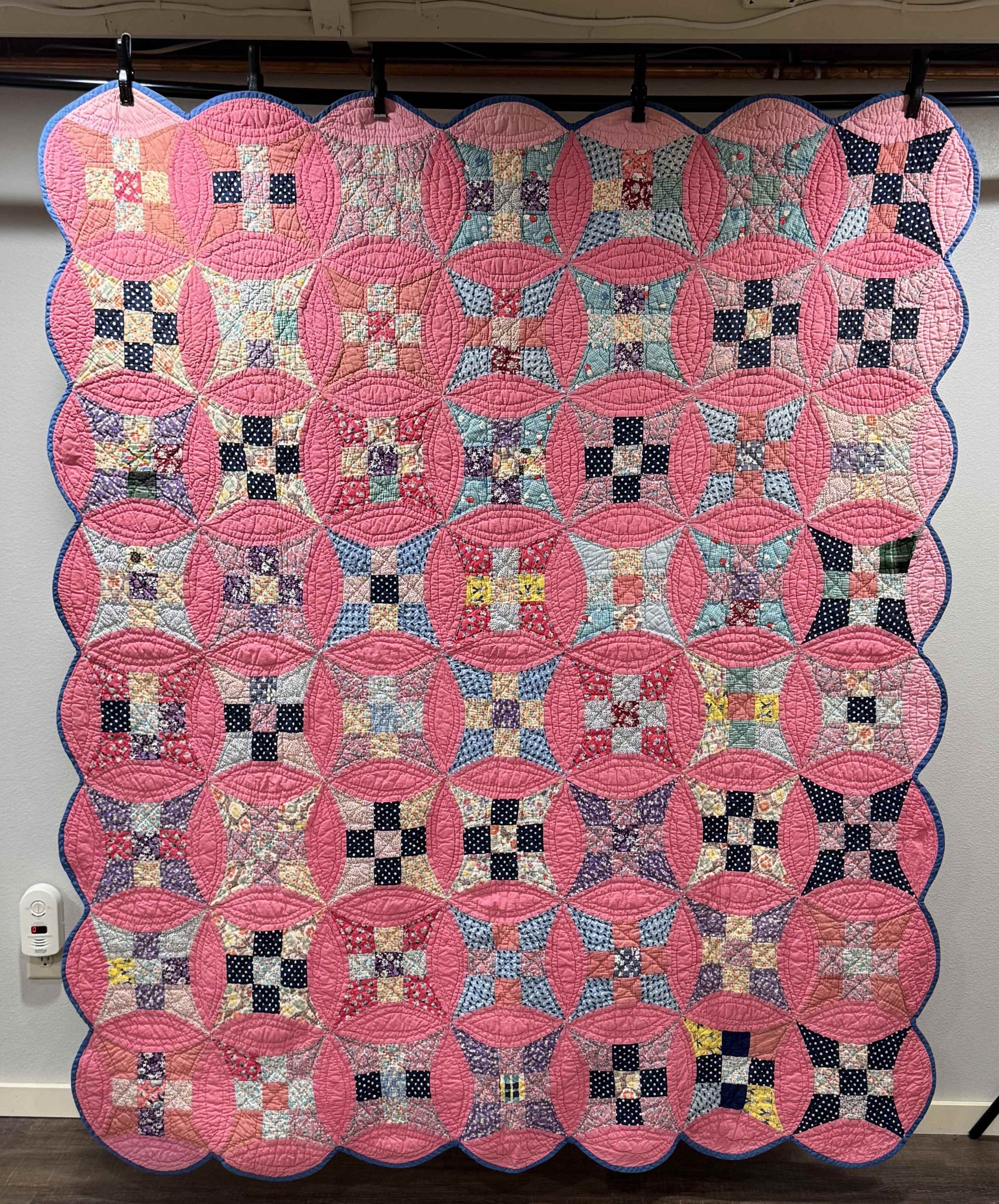 Vintage Glorified Nine Patch Quilt