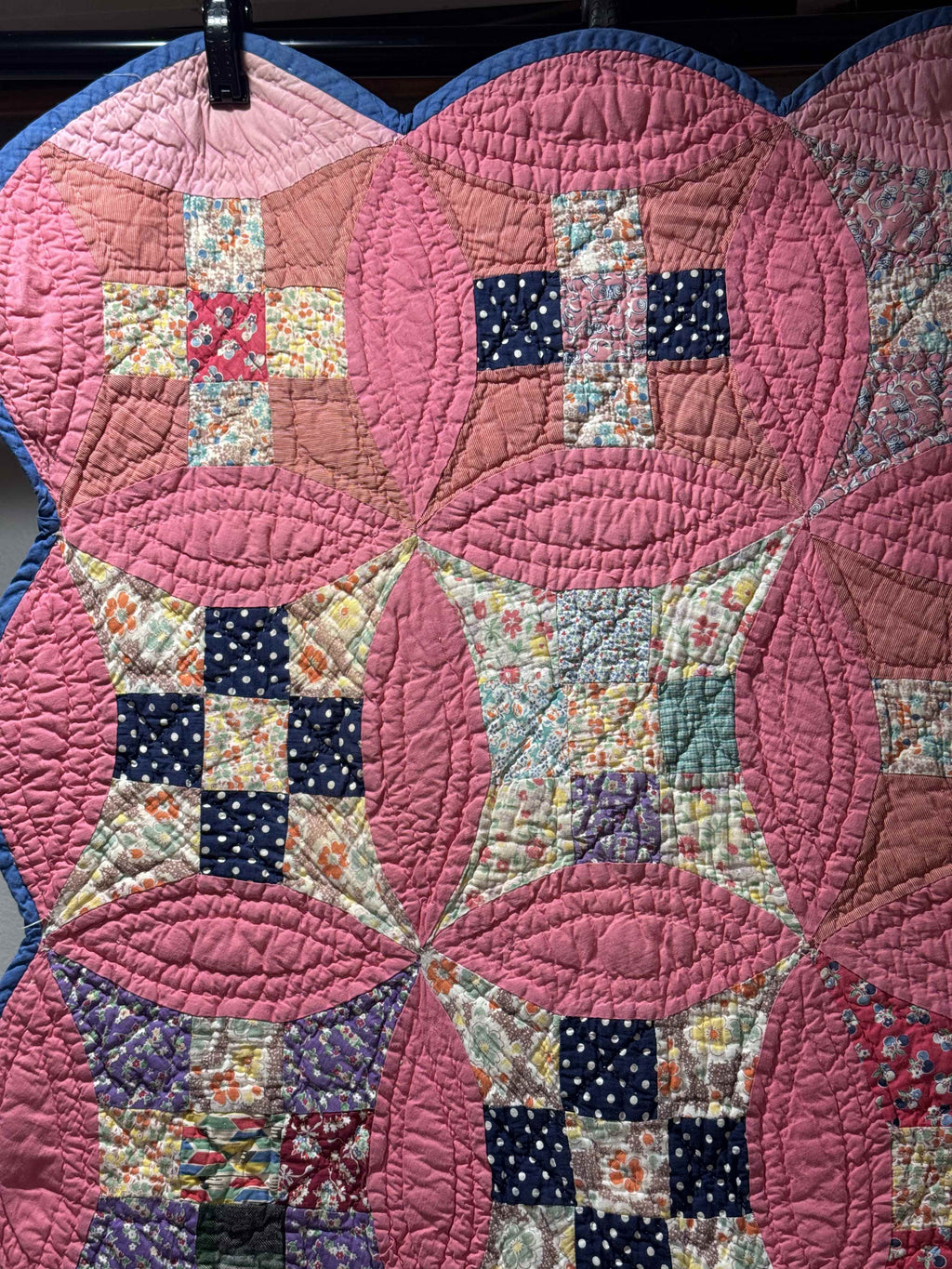 Vintage Glorified Nine Patch Quilt