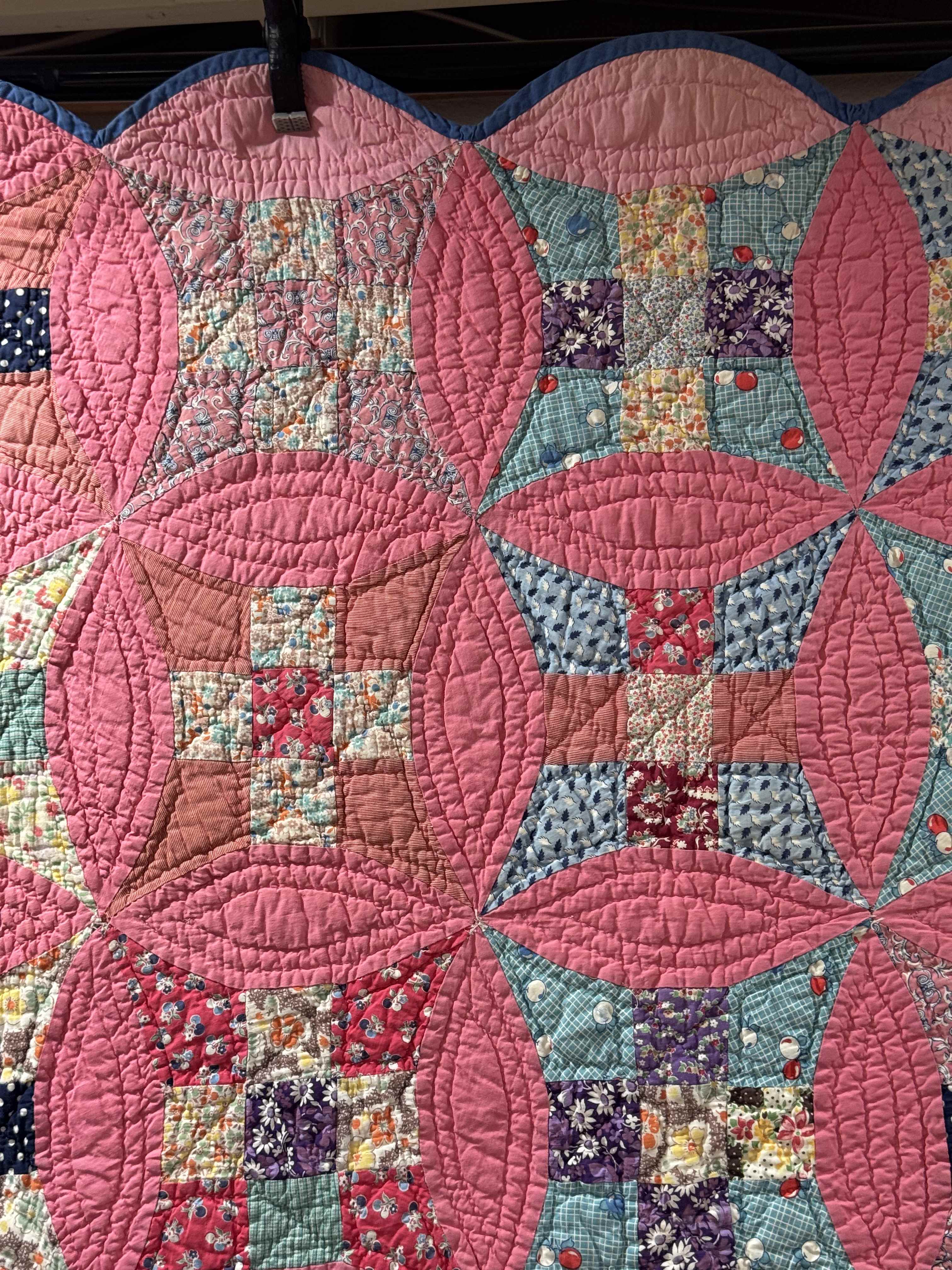 Vintage Glorified Nine Patch Quilt