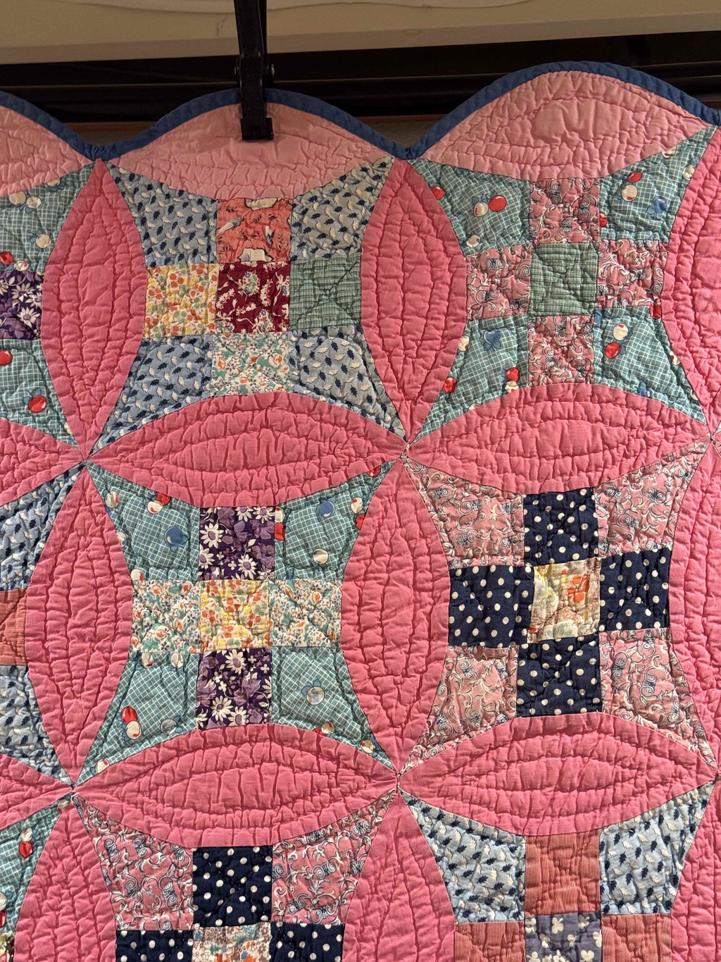 Vintage Glorified Nine Patch Quilt