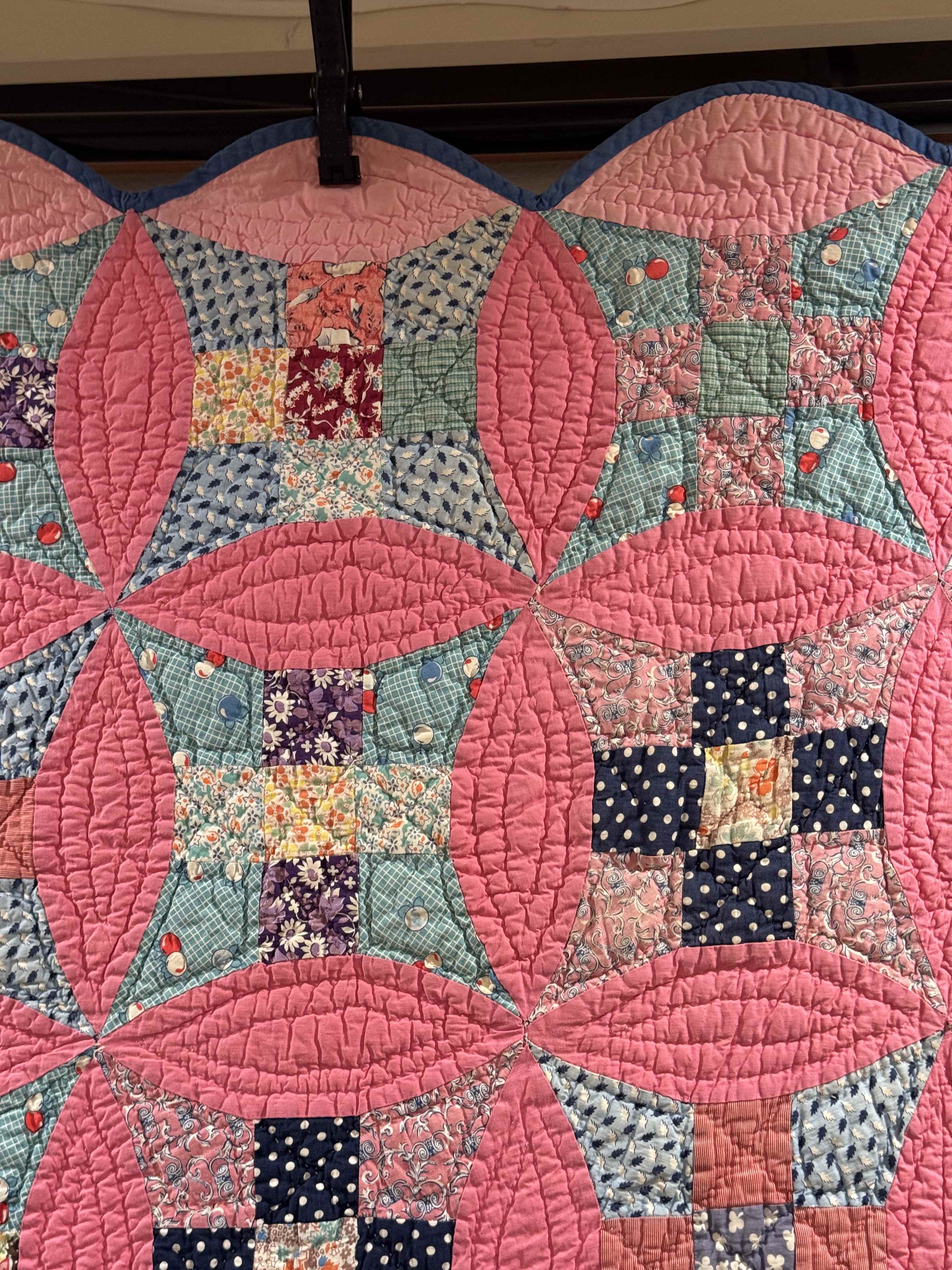 Vintage Glorified Nine Patch Quilt